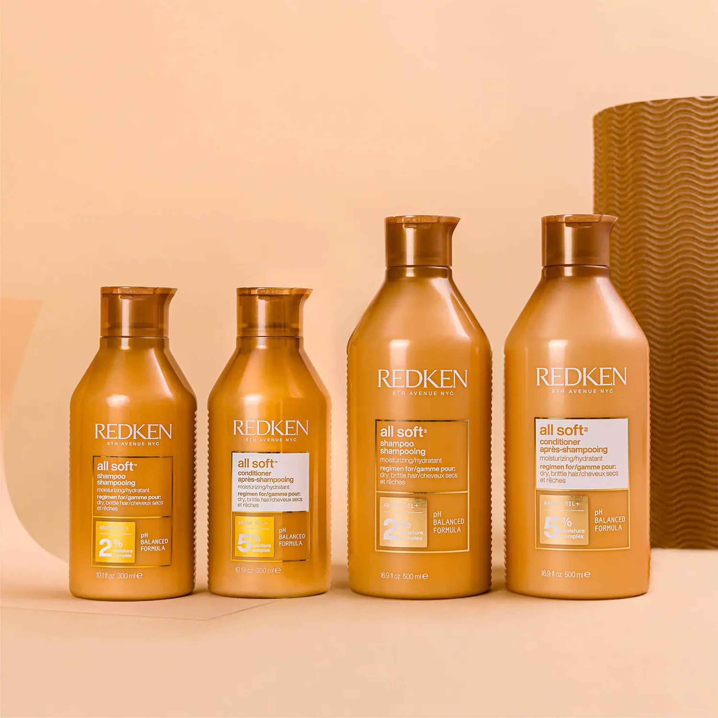 Redken All Soft Shampoo for Dry Hair with Argan Oil - 500ml