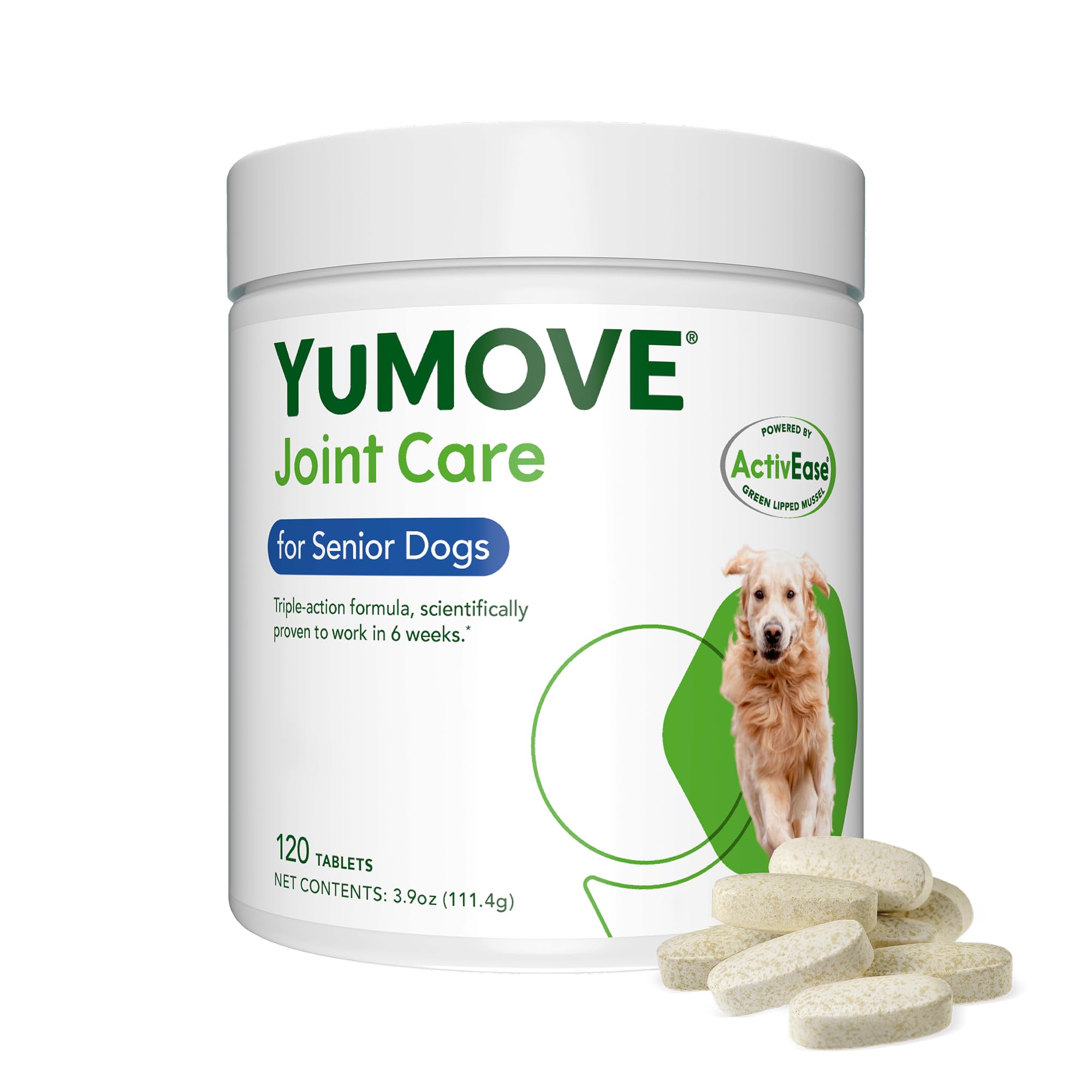 YuMOVE Senior Dog Joint Supplement - Higher Strength Joint Care for Dogs Aged 8+, 120 Tablets 1