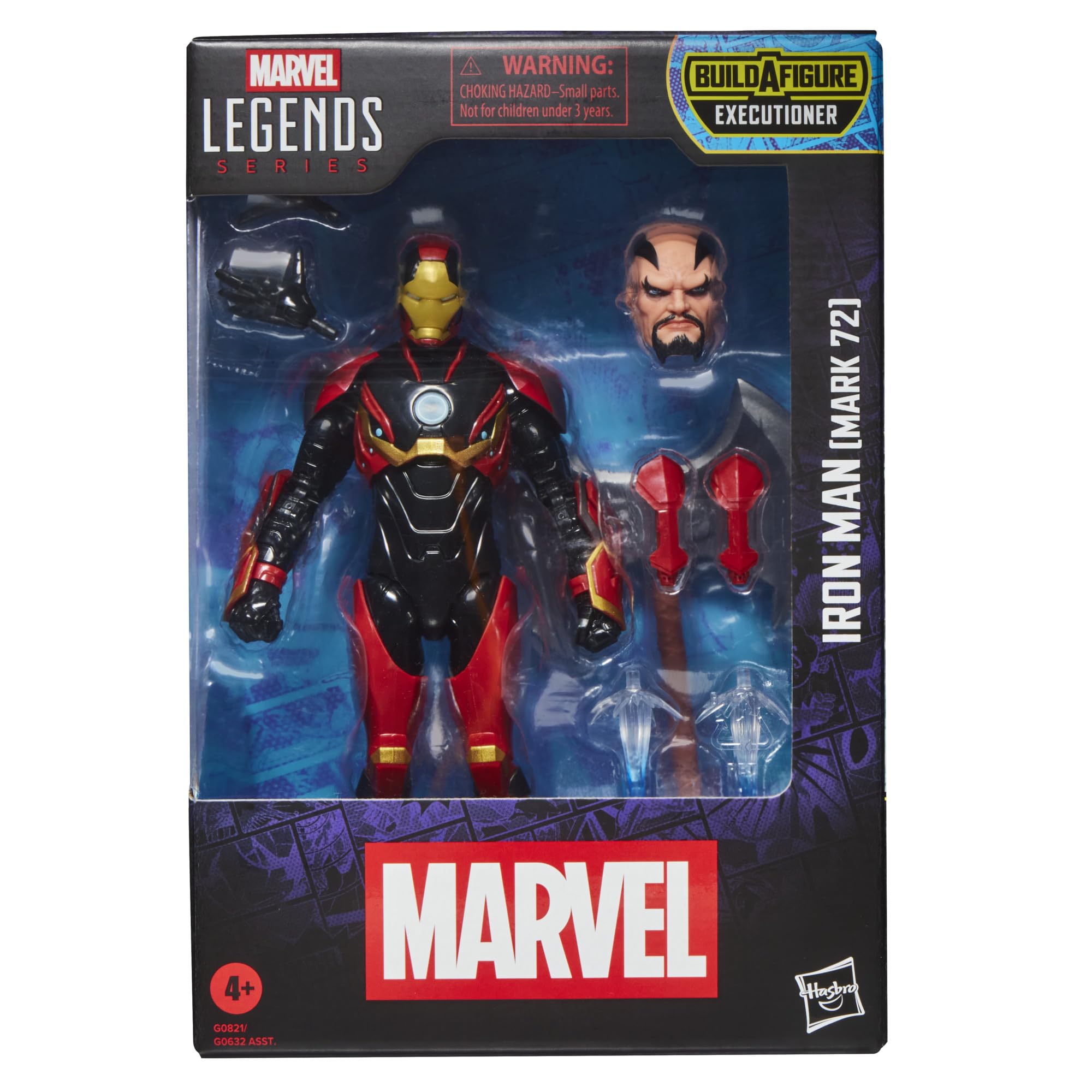 Hasbro Marvel Legends Iron Man (Mark 72) Action Figure - 15-cm Scale, 6 Accessories 1