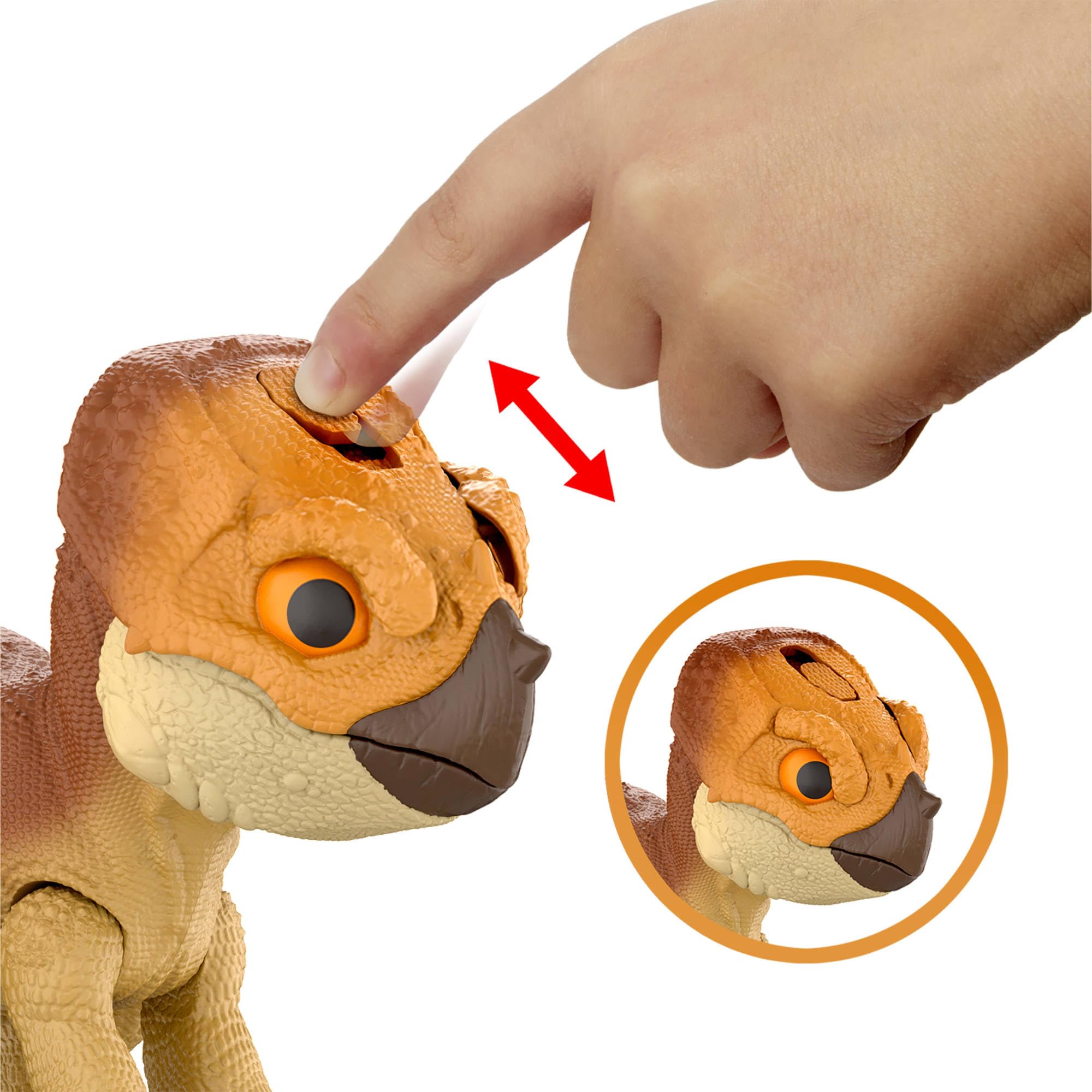 Jurassic World Rebirth Primal Protector Aquilops 'Dolores' Interactive Dinosaur Toy | Ages 4+ 3