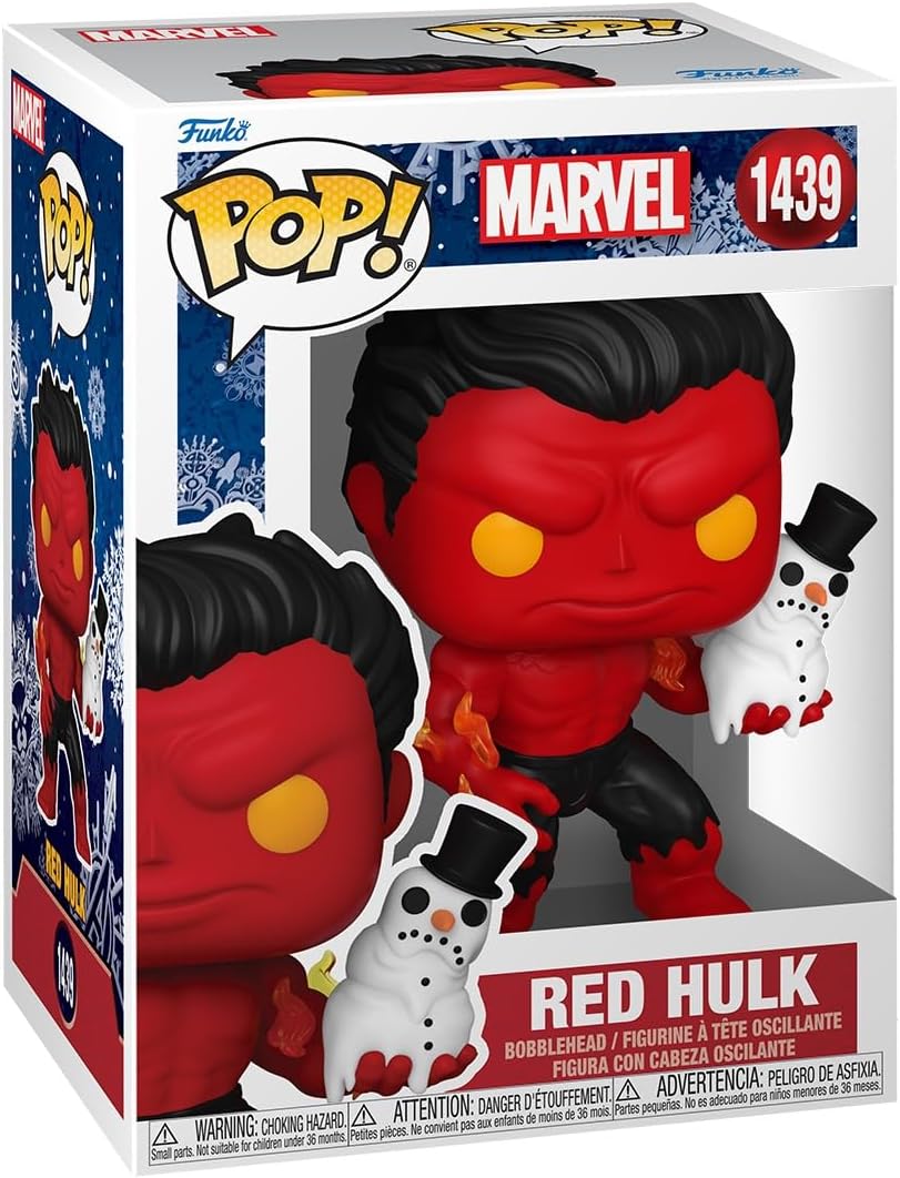 Funko Pop! Marvel Holiday - Red Hulk Vinyl Figure (80034)