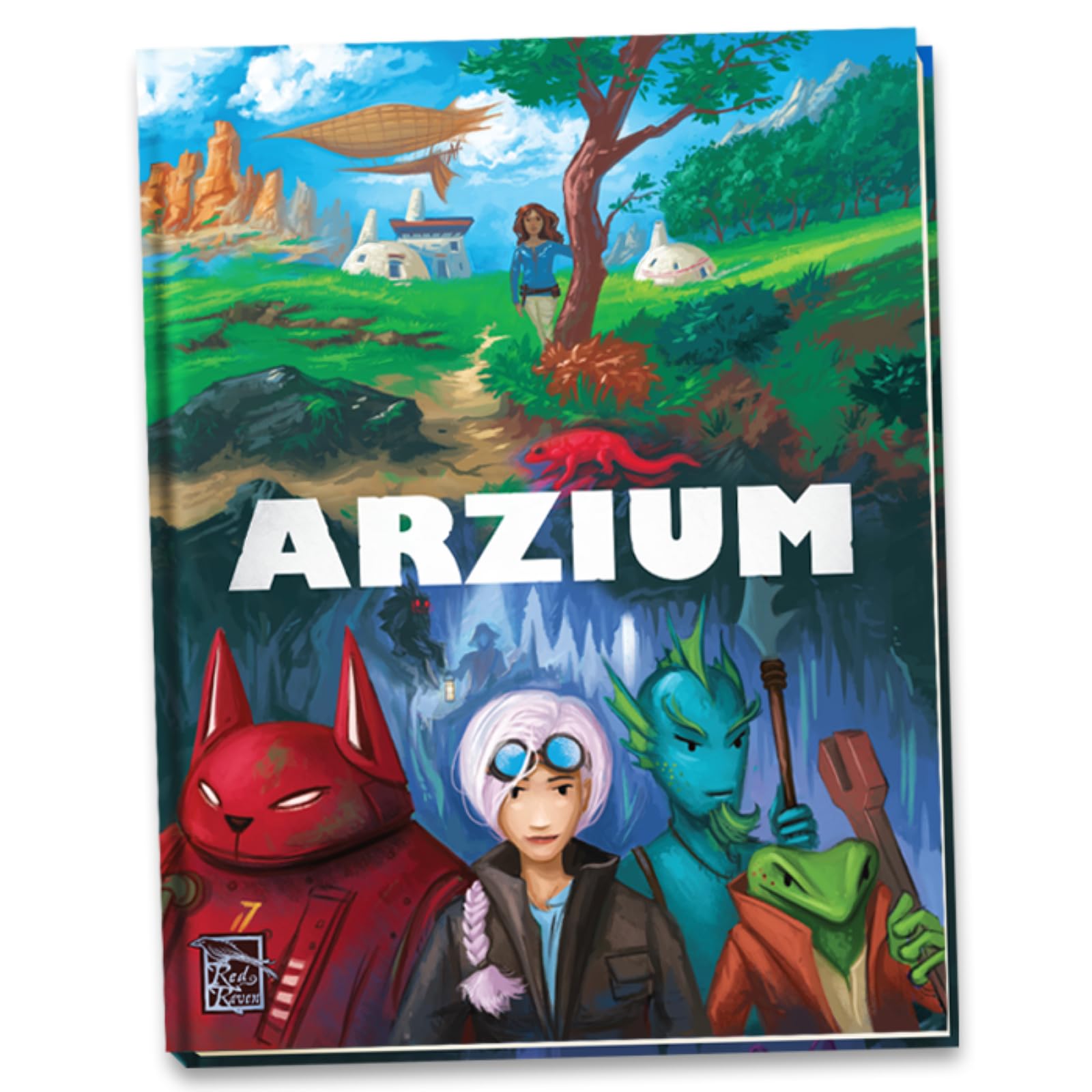 Red Raven World of Arzium RPG Book - Hardcover | English Language 1