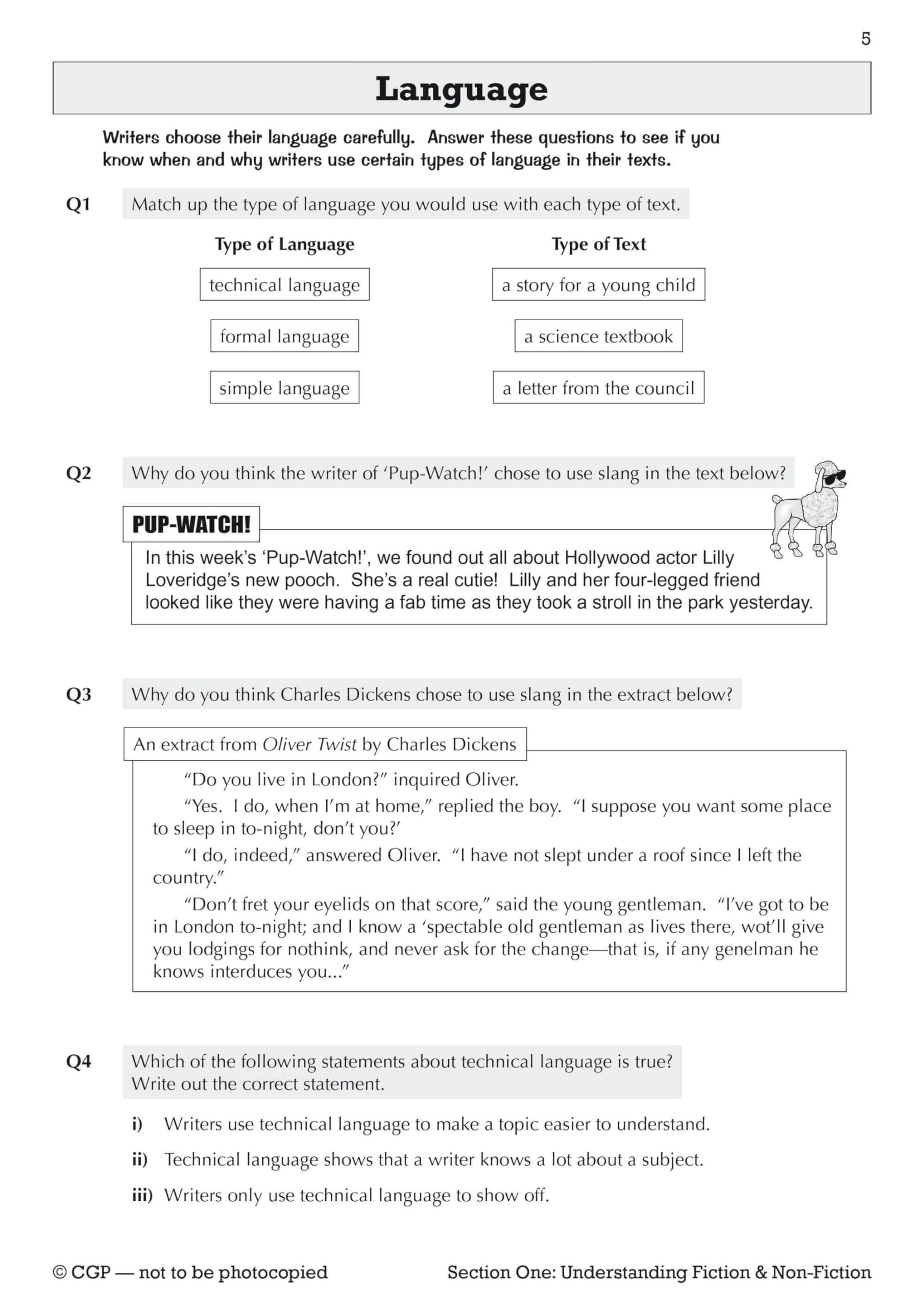 CGP KS3 English Workbook (with answers) - Catch-up & Home Learning | Revised Edition 2