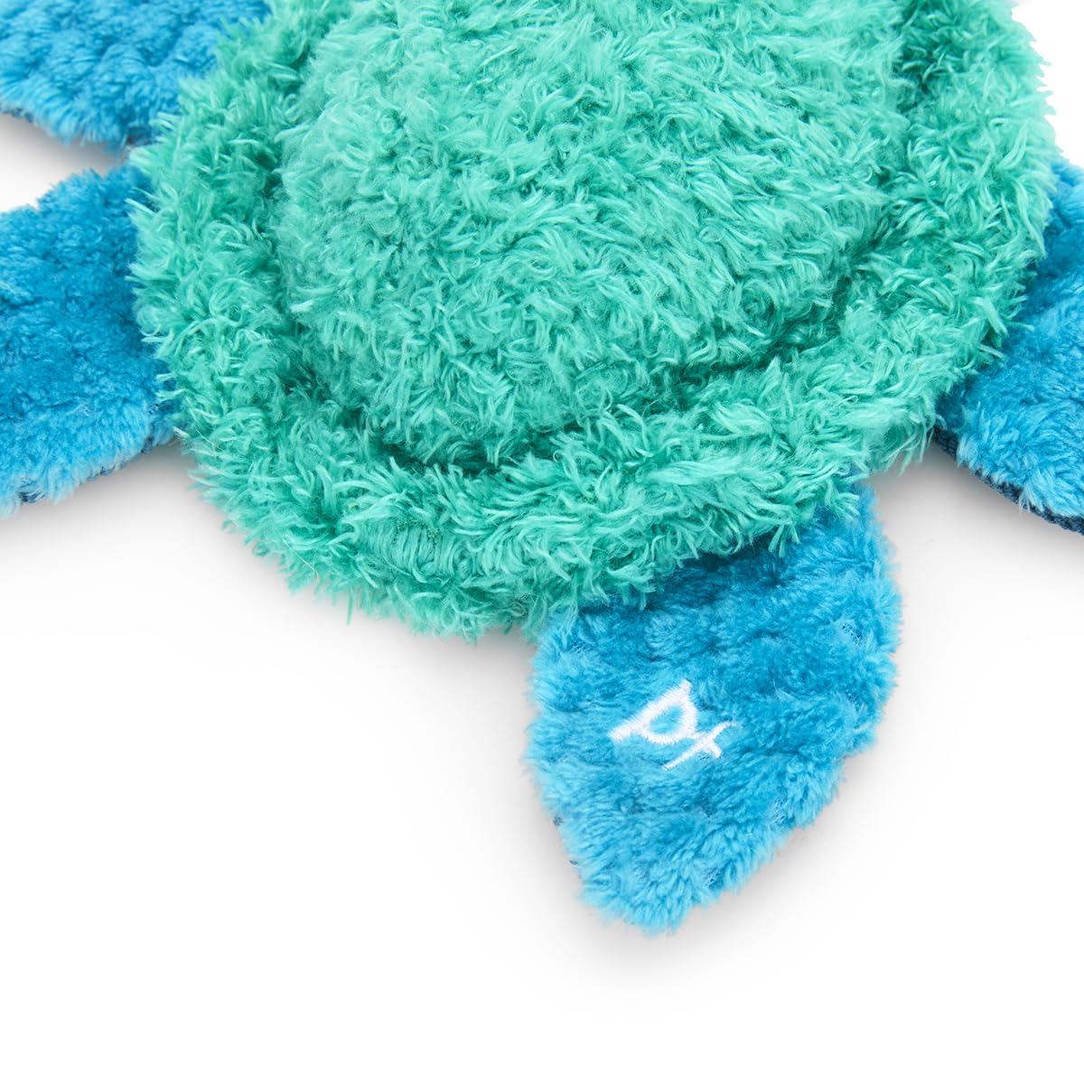 Petface Talulah Turtle Plush Dog Toy with Squeaker | Polyester | Blue/Green 7
