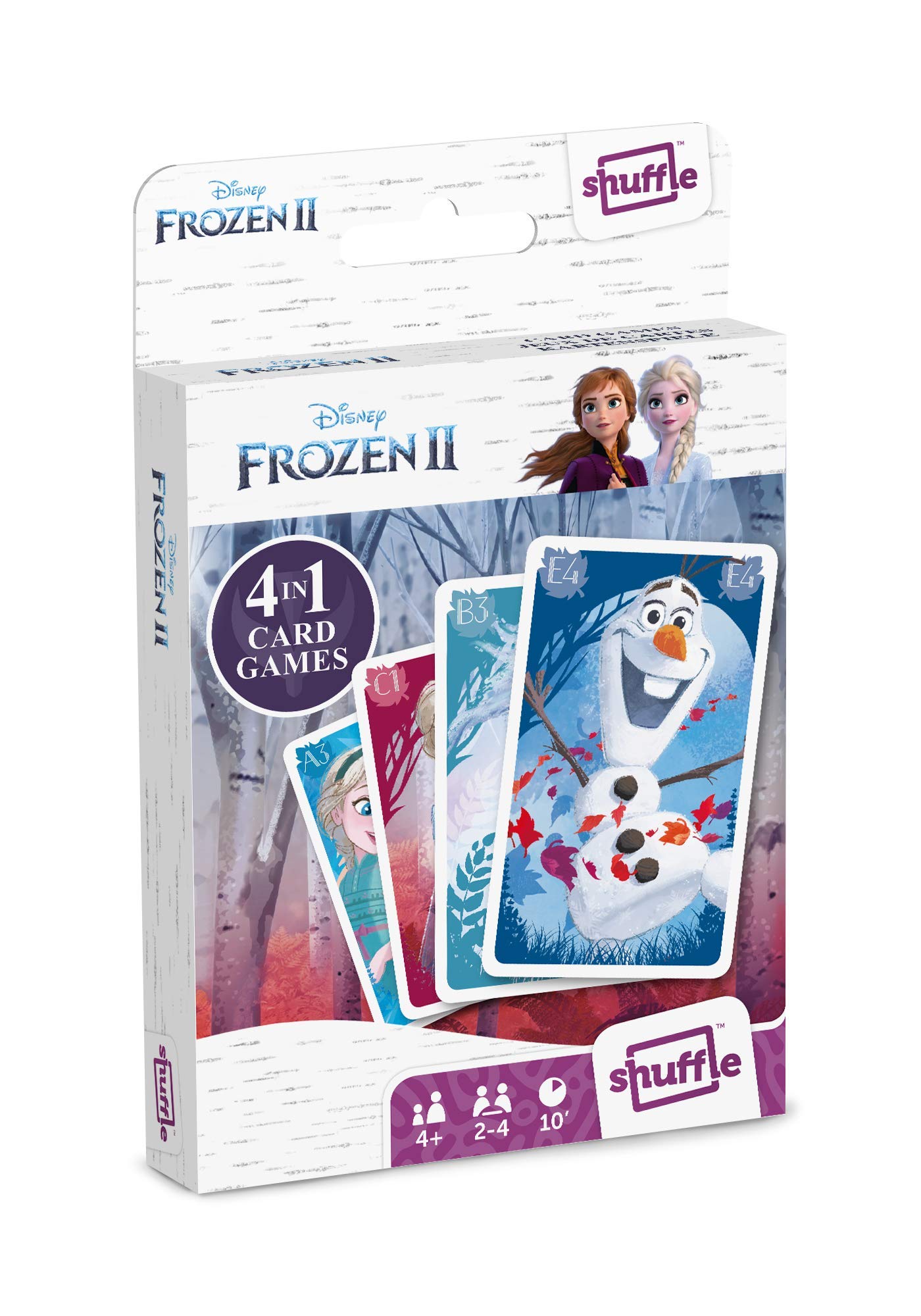 Shuffle Disney Frozen 2 4 in 1 Card Game | Ages 4+ | 2-4 Players | 10 Min Play Time 3