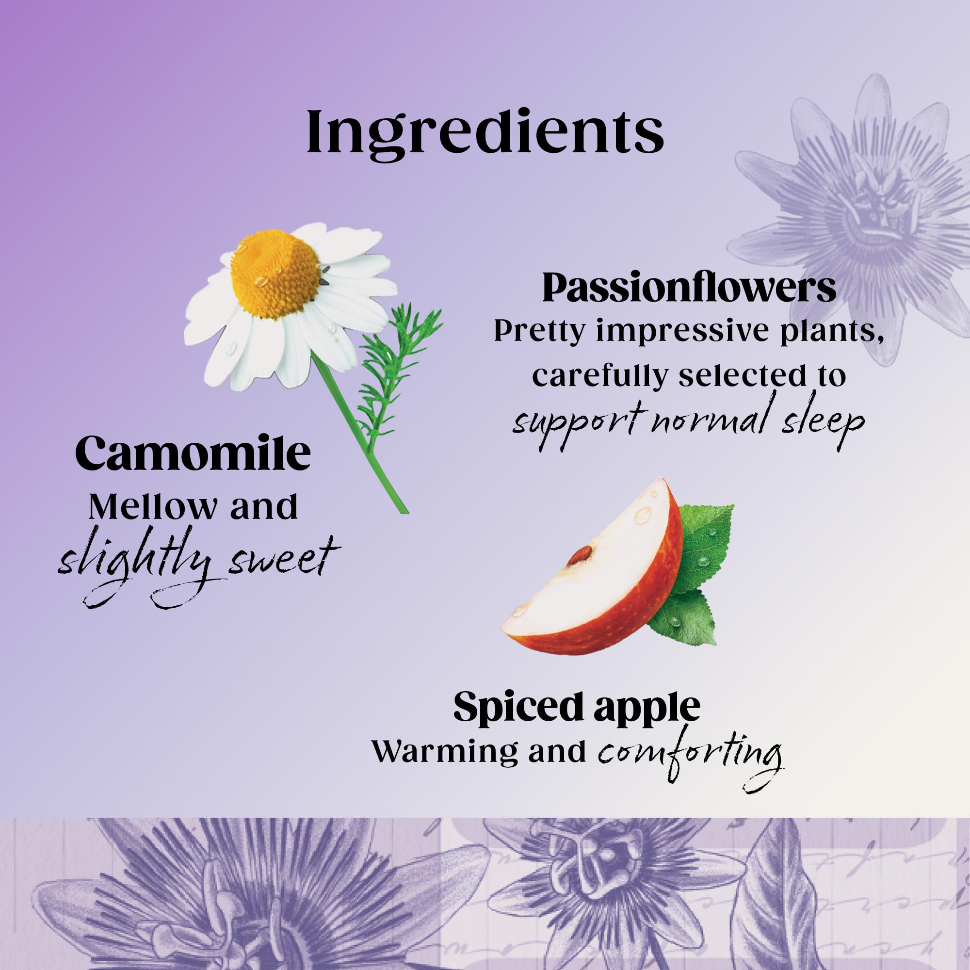 Twinings Superblends Sleep Tea - Spiced Apple & Vanilla Herbal Infusion with Camomile & Passion Flower - 80 Biodegradable Tea Bags 3
