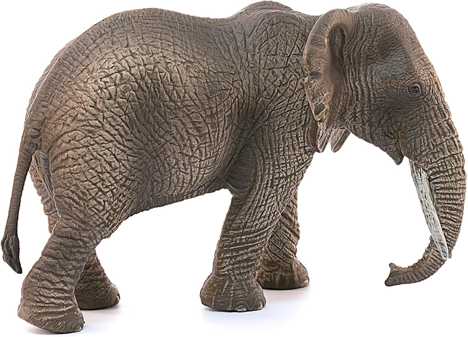 Schleich African Elephant Female Figurine - Realistic Wild Life Toy | Ages 3+ | 5.7 inch 9