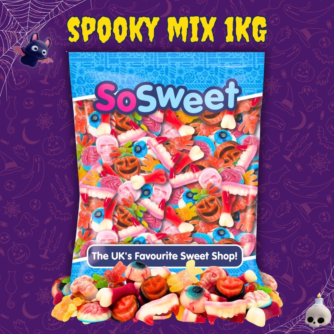 SoSweet Spooky Sweet Mix - 1kg Halloween Sweets Sharing Bag