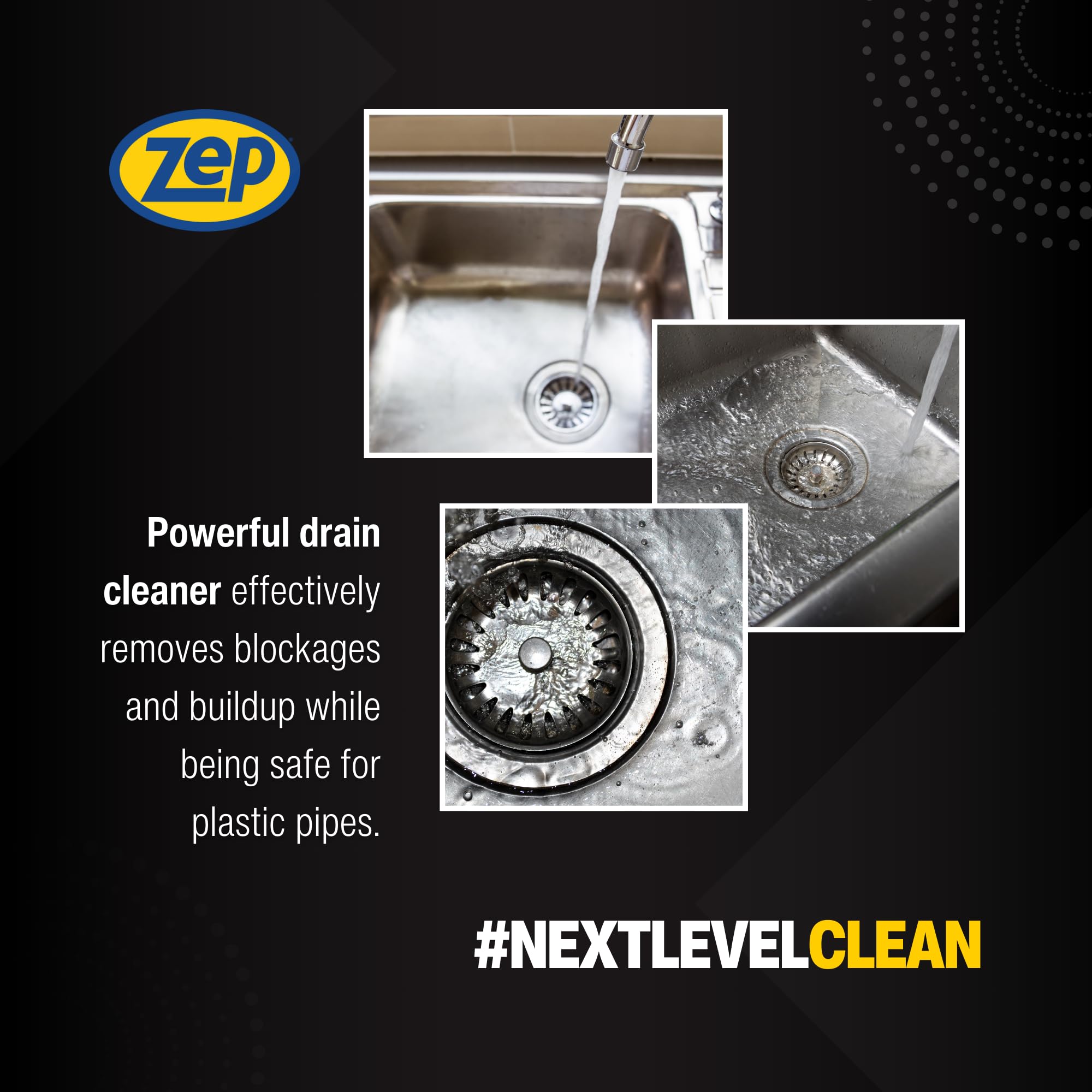 Zep Commercial - Liquid Heat Drain Unblocker 8
