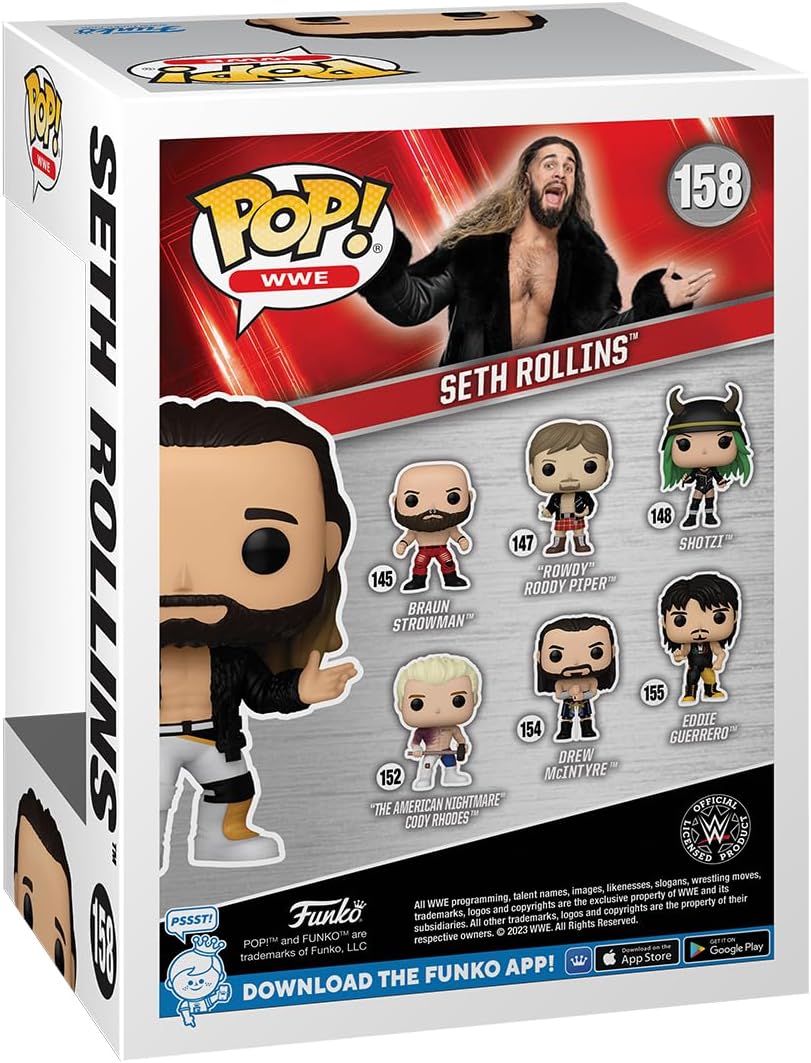 Funko Pop! WWE - Seth Rollins With Coat Vinyl Figure (79611)