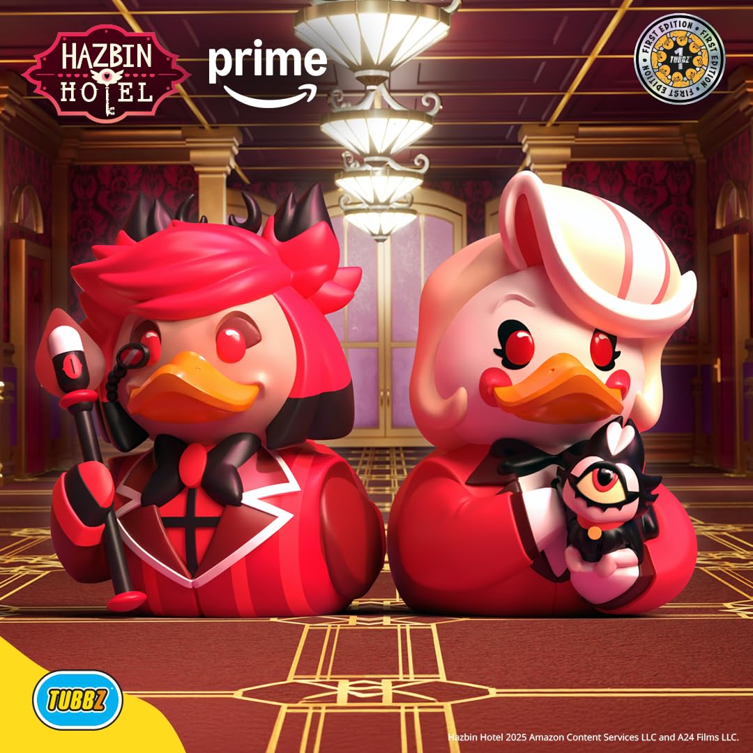 TUBBZ First Edition: Hazbin Hotel - Alastor Cosplaying Rubber Duck Vinyl Figure 5