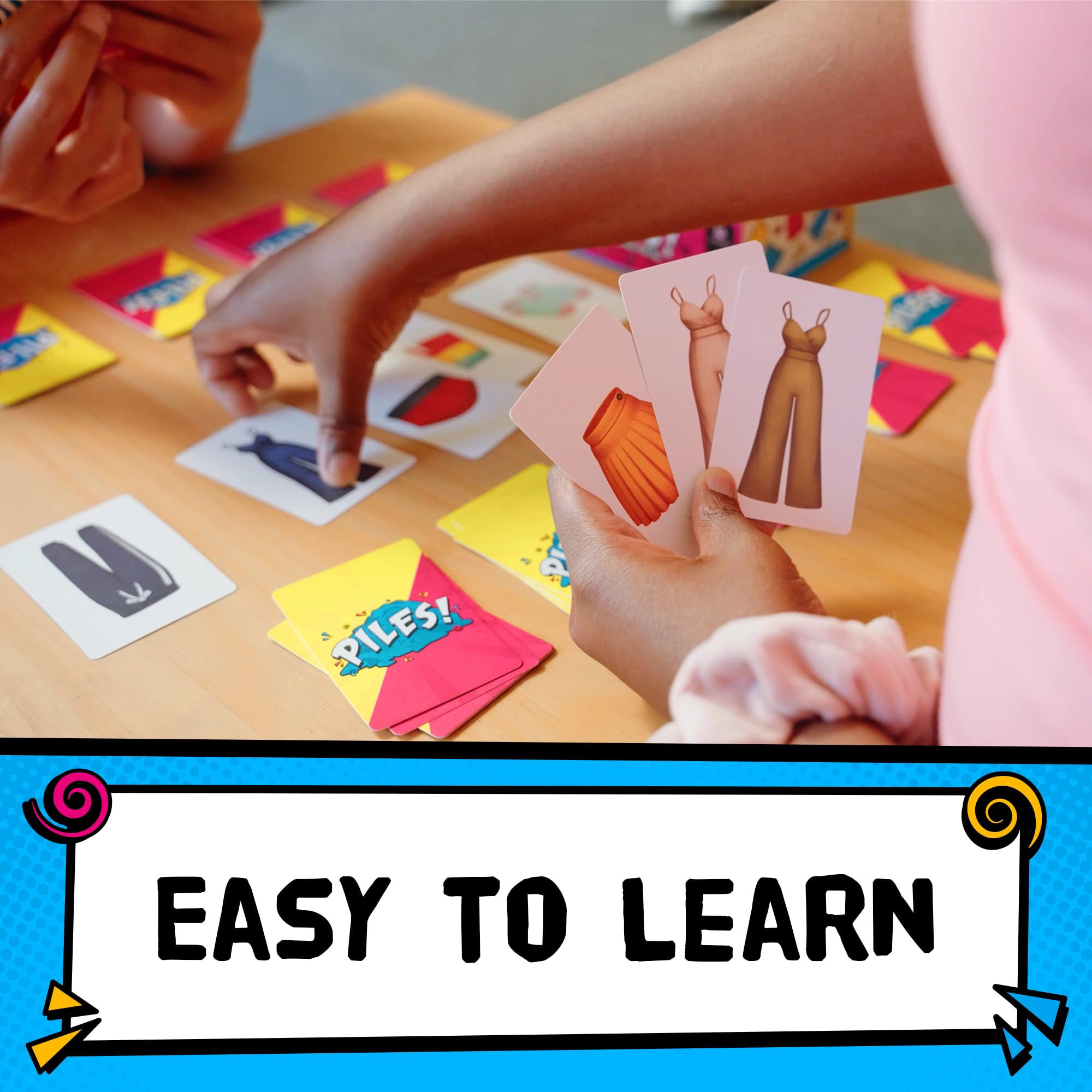 Lost Boy Entertainment Piles! Card Game - Fast-Paced Set Collecting | Ages 8+ | Under 10 Min Playtime 3