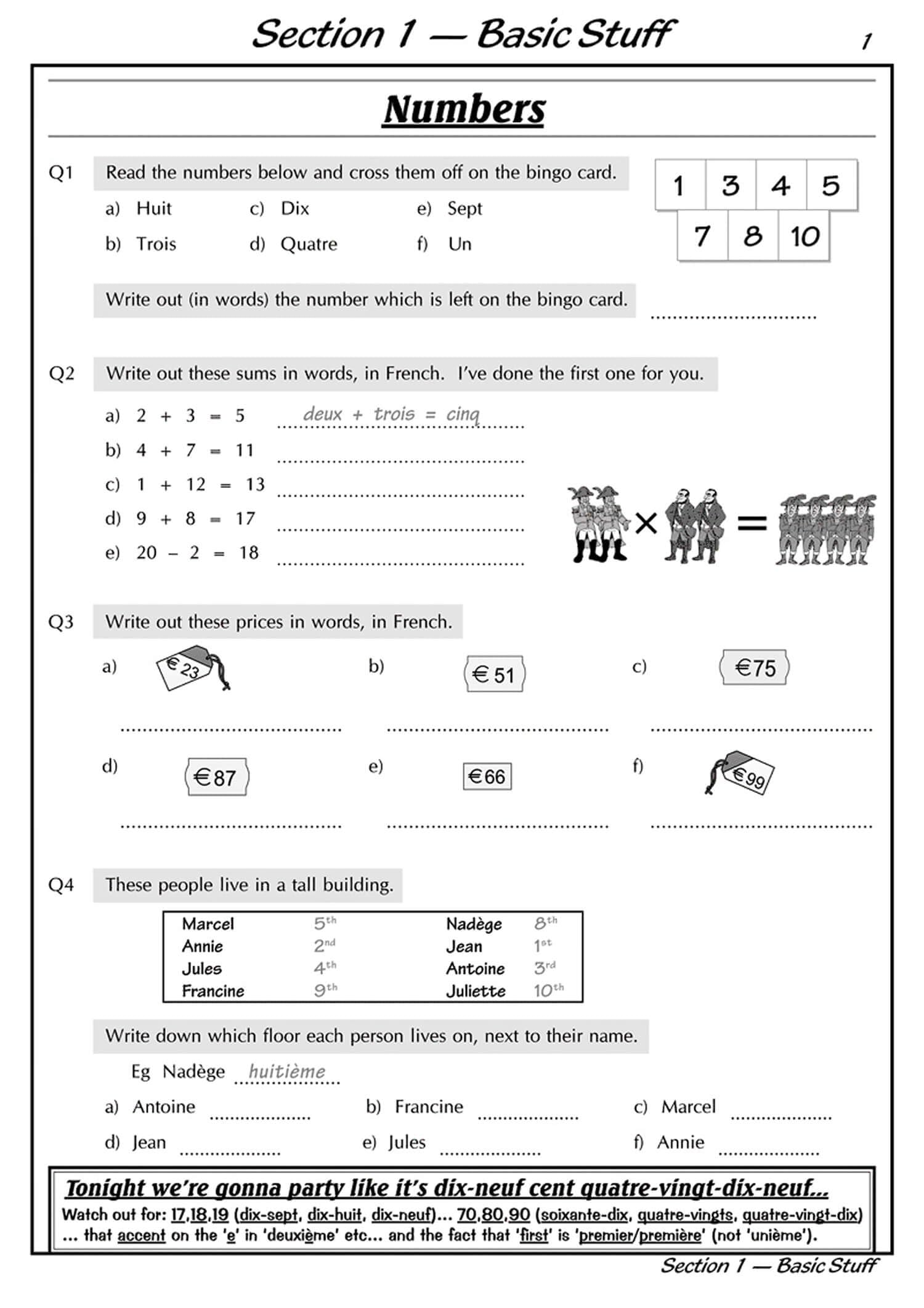 CGP KS3 French Workbook with Answers - Ages 11-14 | Paperback | 76 Pages