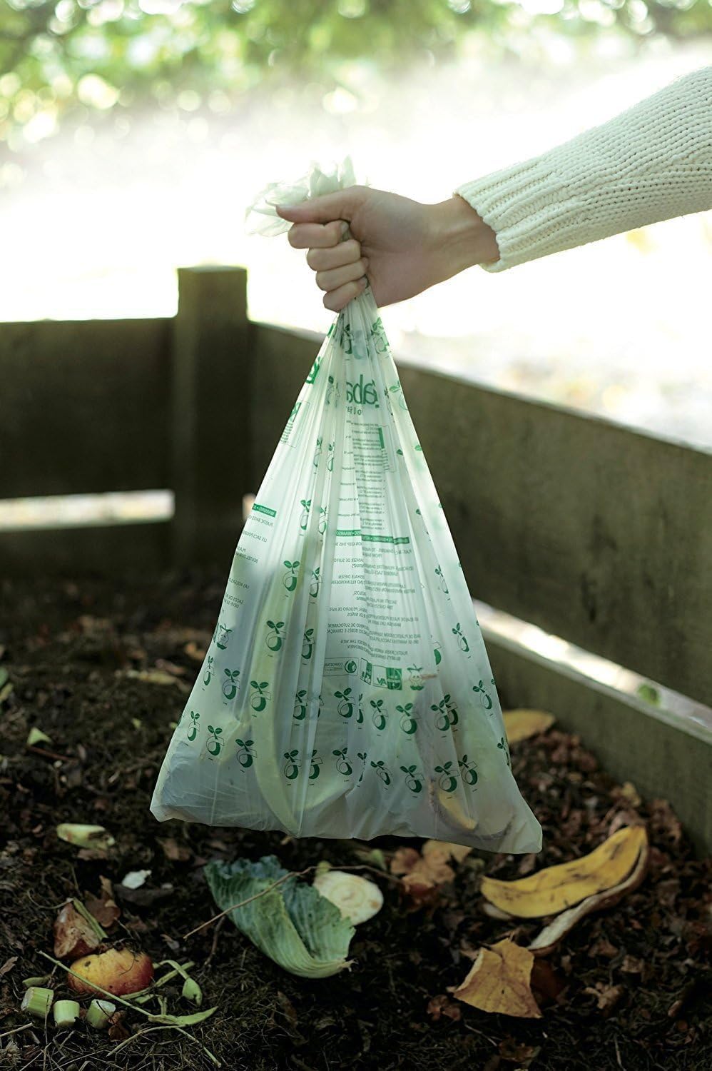 Brabantia Compostable Food Waste Bin Liners - 6 L, Code S, 10 Count (Pack of 2)