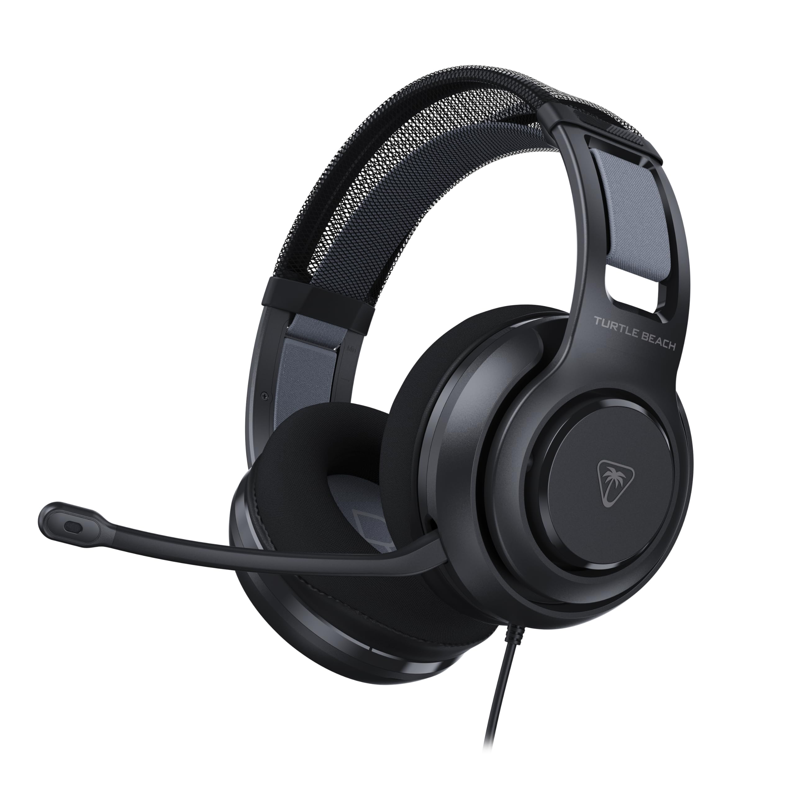 Turtle Beach Atlas 200 Wired PC Gaming Headset - Black | 24-bit Audio | Waves 3D Audio 1