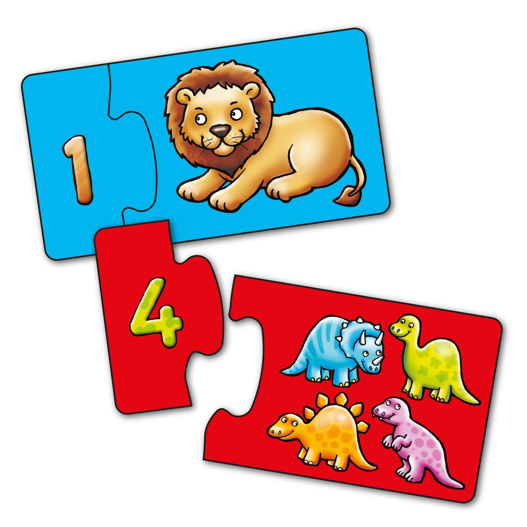 Orchard Toys Match and Count Jigsaws - Learn Numbers 1-20 | 20 x 2-Piece Puzzles for Ages 3+ 3