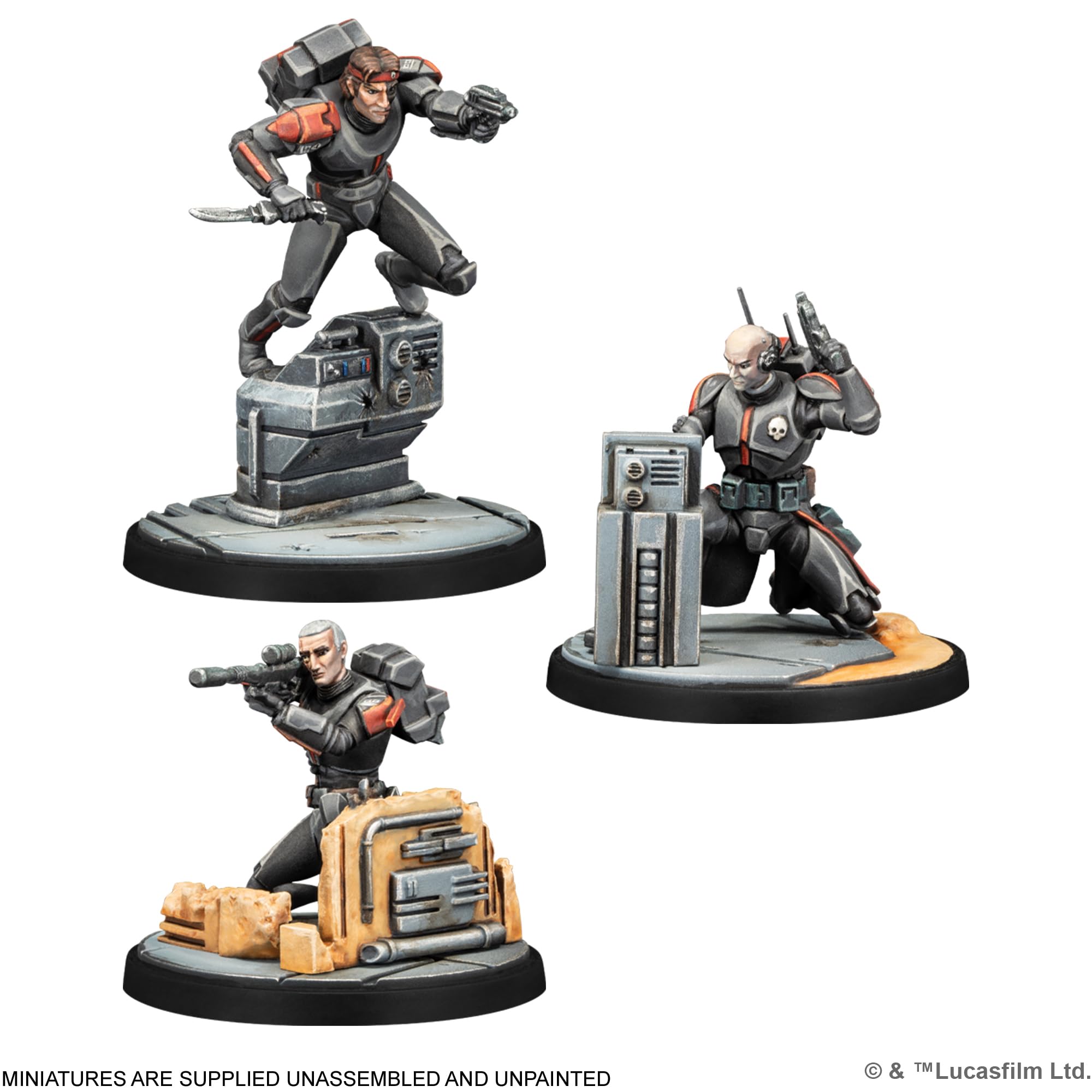 Atomic Mass Games Star Wars: Shatterpoint Clone Force 99 Squad Pack Miniatures Game 8