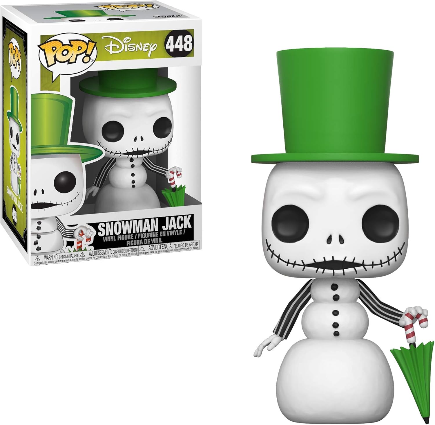 Funko Pop! Disney: The Nightmare Before Christmas - Snowman Jack Skellington Vinyl Figure (32836) 4