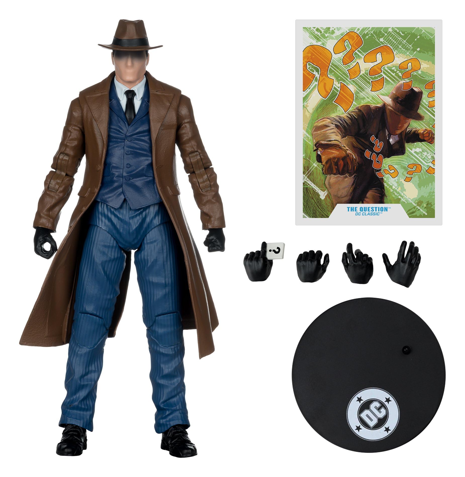 McFarlane DC Multiverse The Question Gold Label 7in Action Figure - Multicolor, Plastic 2