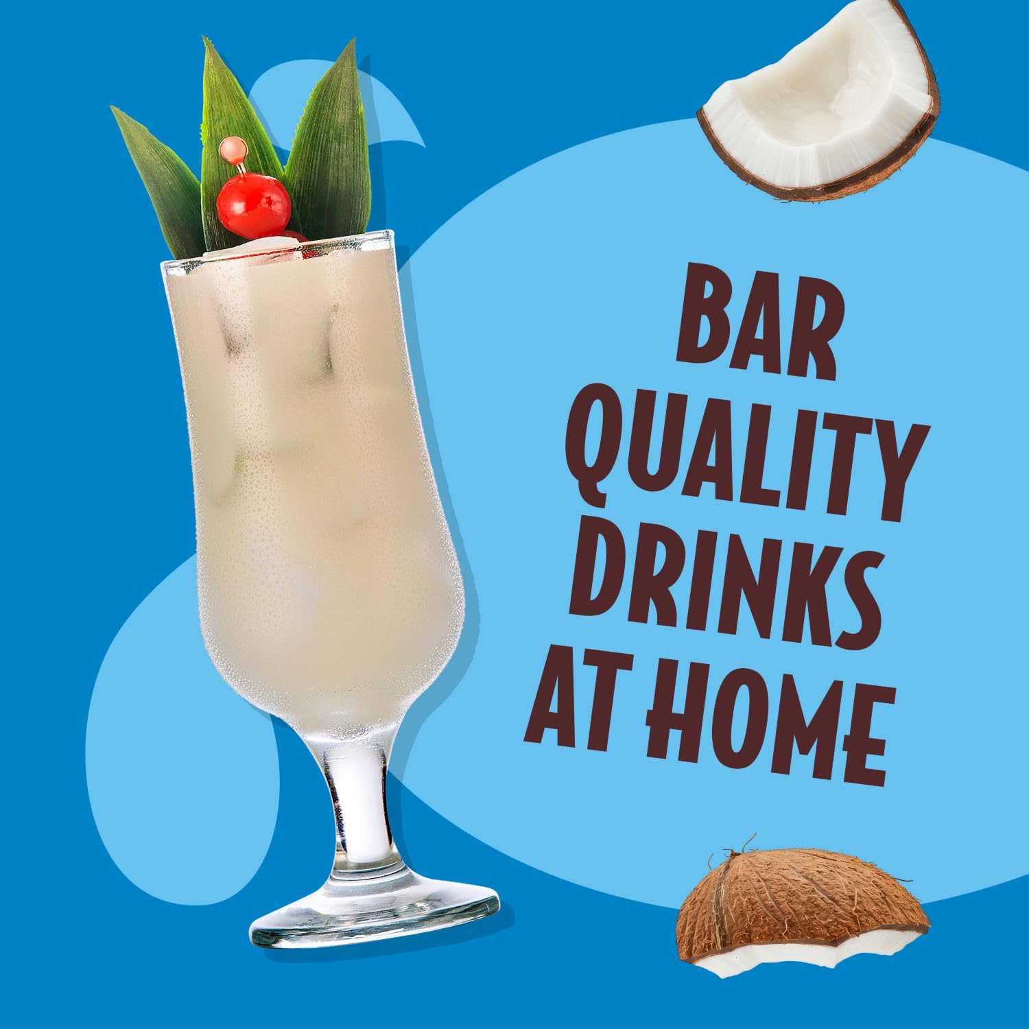 Master of Mixes Pina Colada Cocktail Mixer - 1 Litre | Serves 10 Drinks | Vegan, Gluten-Free