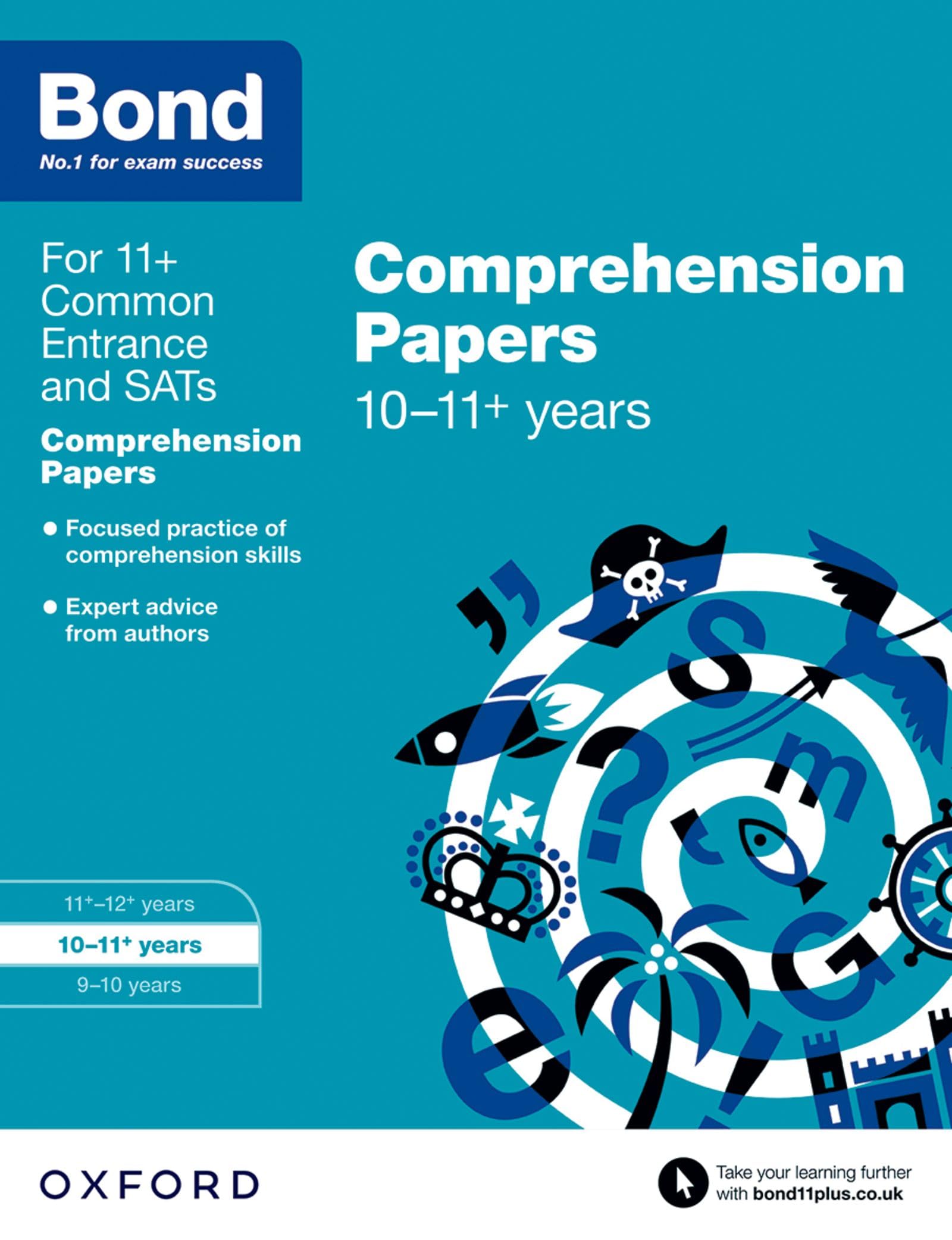 Bond 11+: English Comprehension Papers - Ages 9-11 | Paperback | 56 Pages