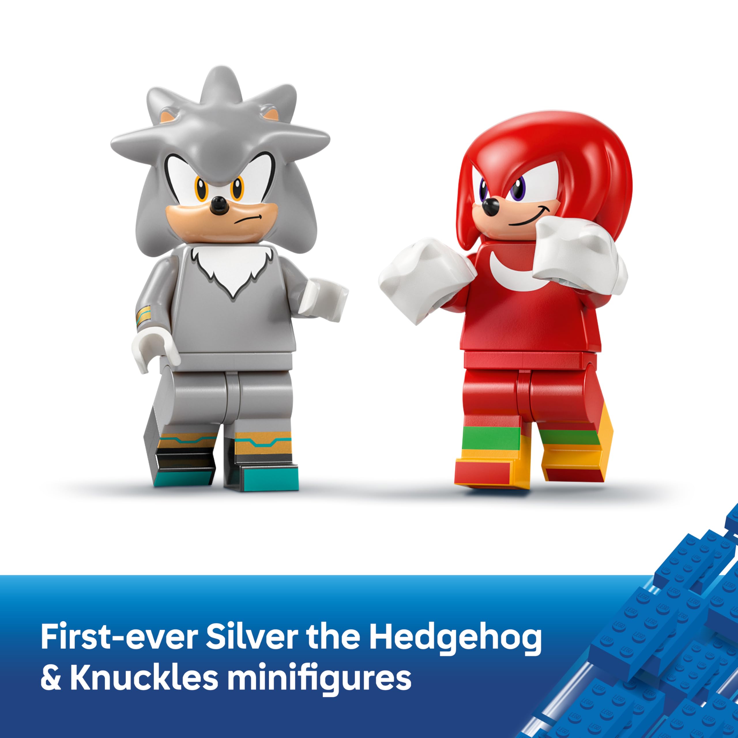 LEGO Sonic the Hedgehog Silver's Car vs. Knuckles' Monster Truck Building Set 77118 for Ages 8+ 5