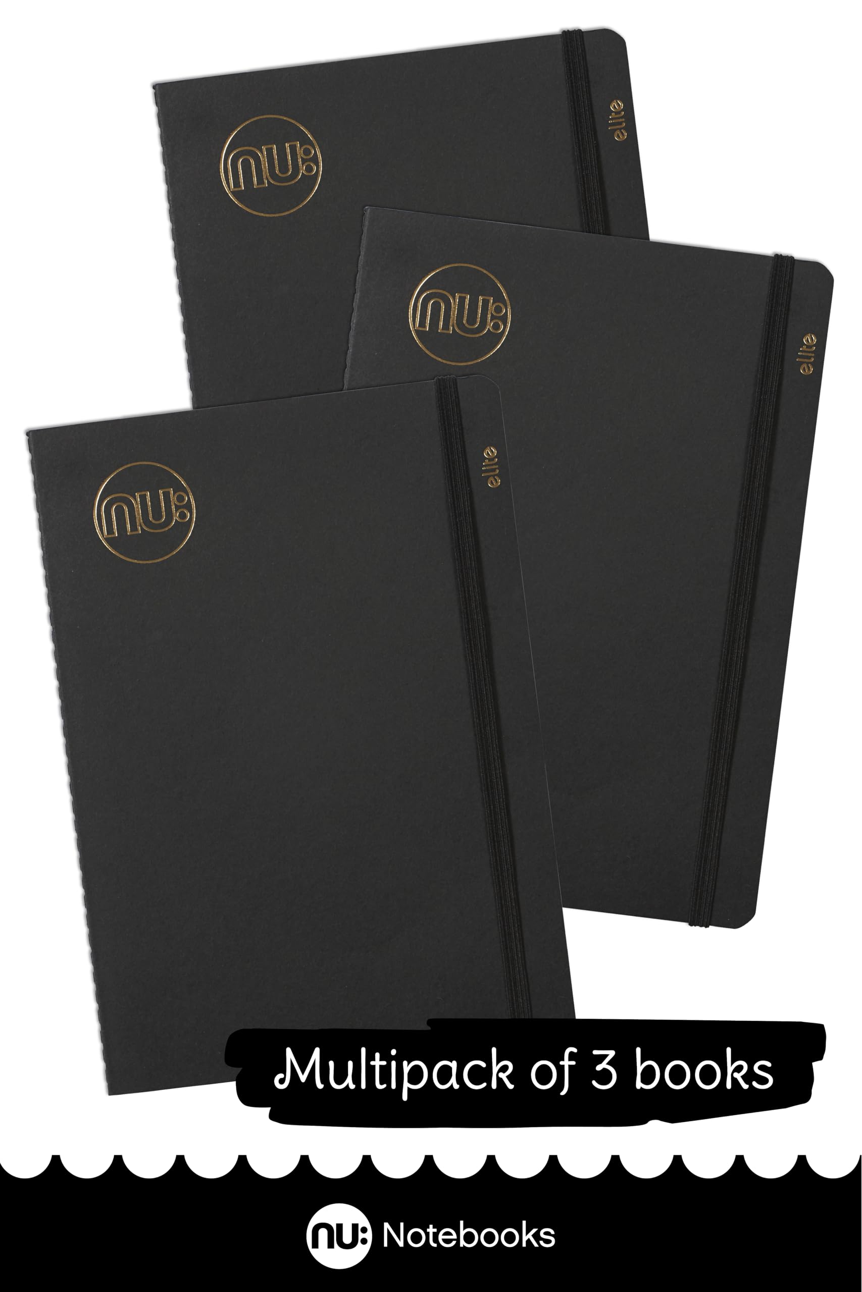 nu: Kraft Range A5 Notebook 3-Pack - 120 Pages 80gsm Cream Paper | Recycled Cover 4