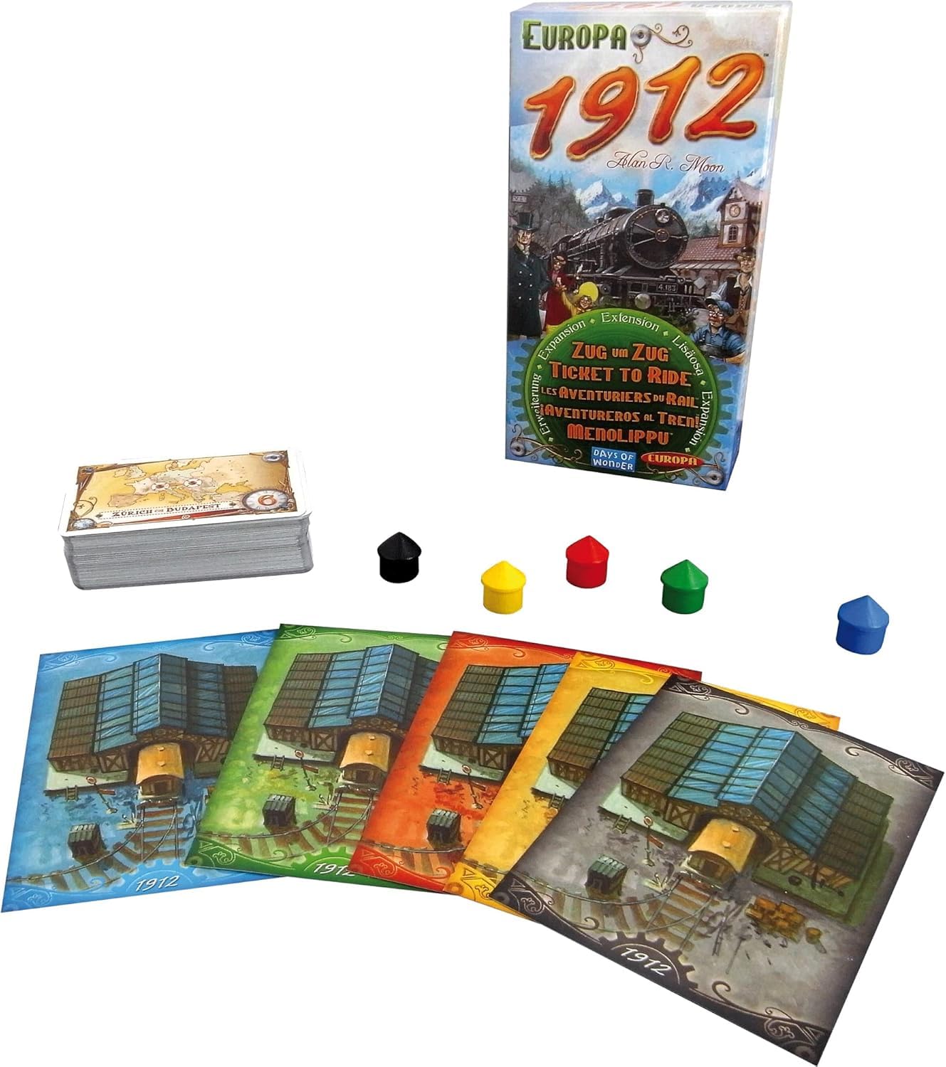 Days of Wonder Ticket to Ride Europa 1912 Board Game Expansion | Ages 8+ | 2-5 Players