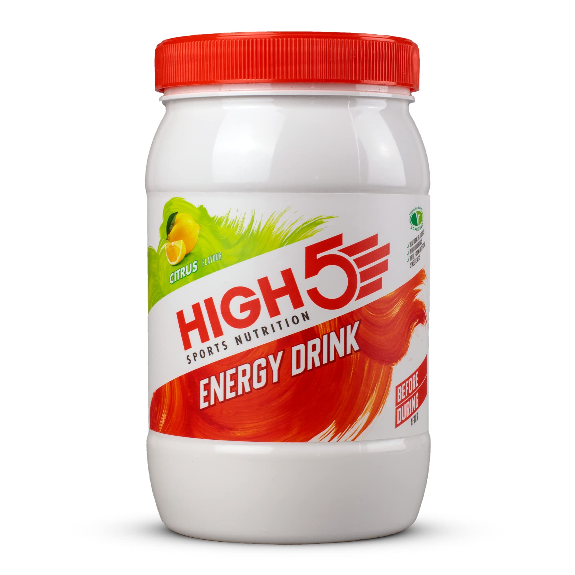 HIGH5 Energy Drink Powder - 2:1 Fructose Sports Fuel | Citrus | 1kg (21 Servings)