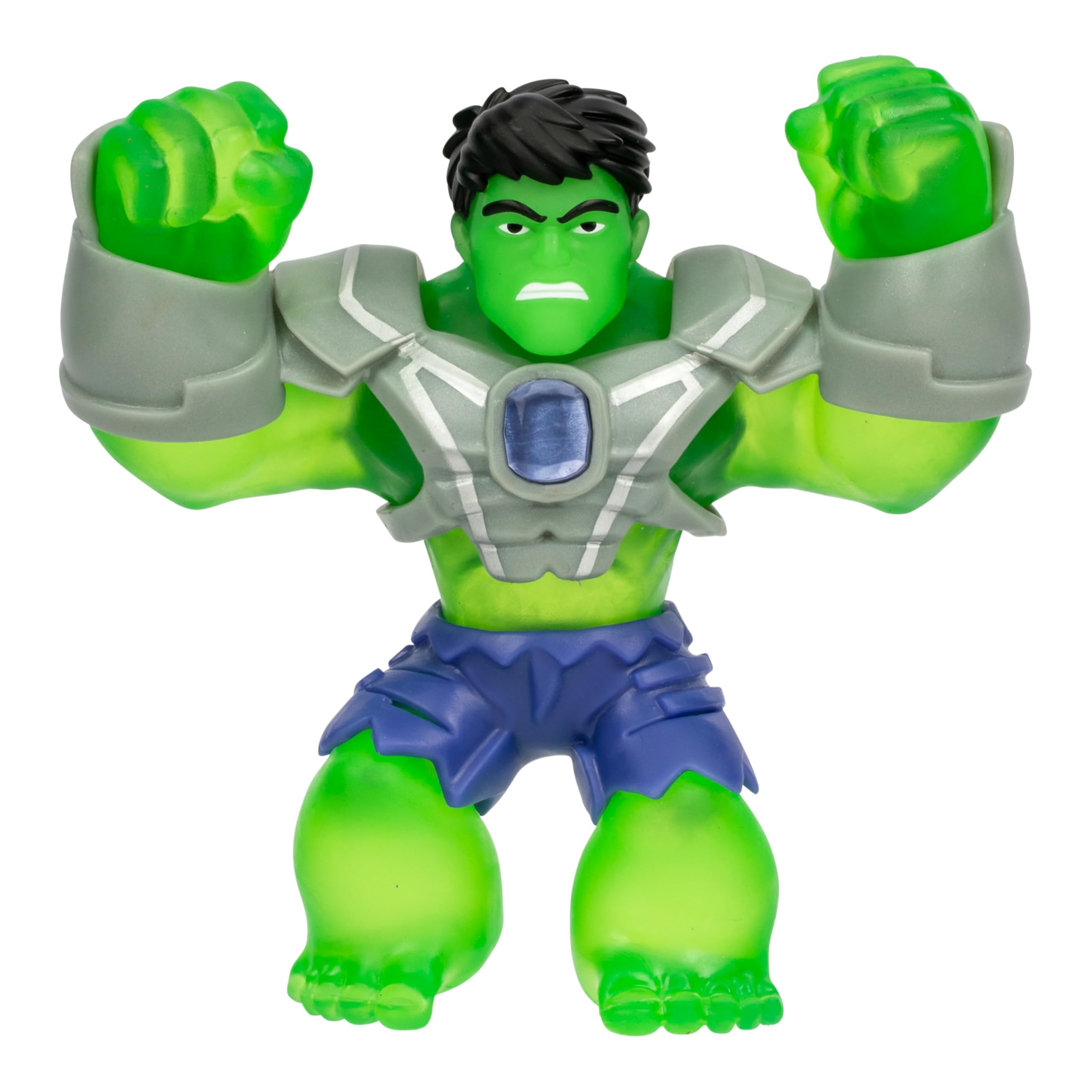 Heroes of Goo Jit Zu Marvel INFINITY ARMOR Hulk - Stretchy Action Figure | 4.5 Inch | Ages 4+ 1