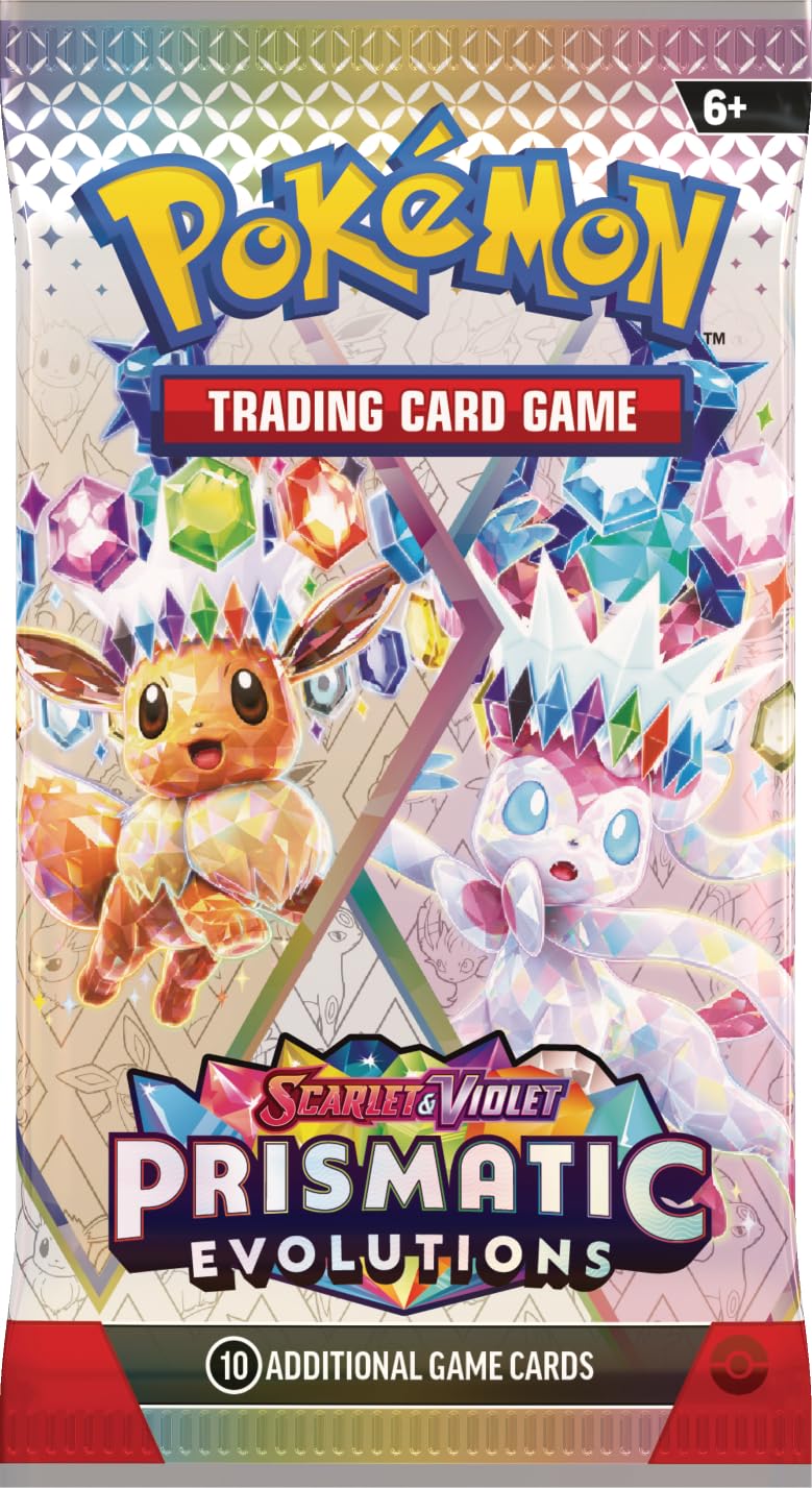Pokémon TCG: Scarlet & Violet—Prismatic Evolutions Booster Bundle - 6 Booster Packs | English | 2025 Release 2