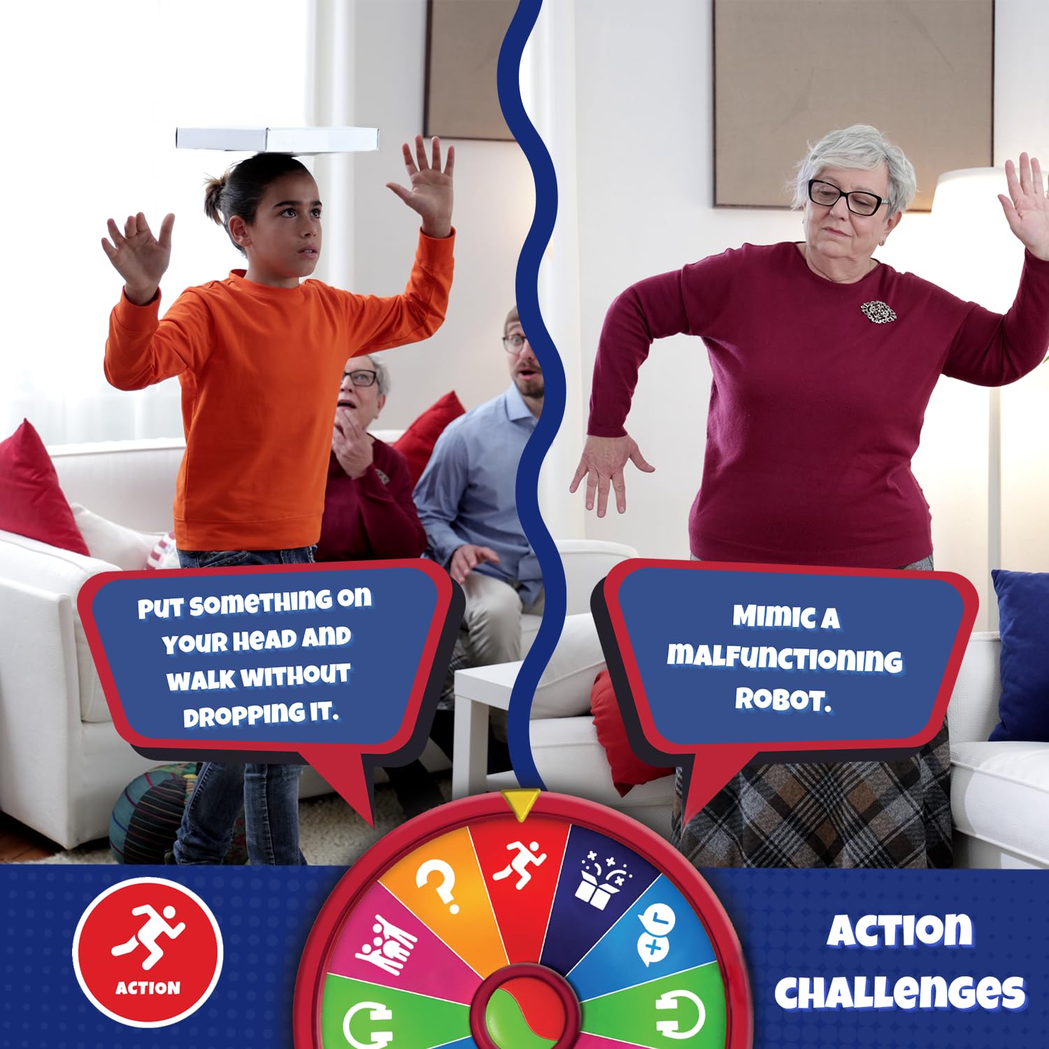 Wheel U Dare? The Ultimate Family Board Game with Electronic Game Master