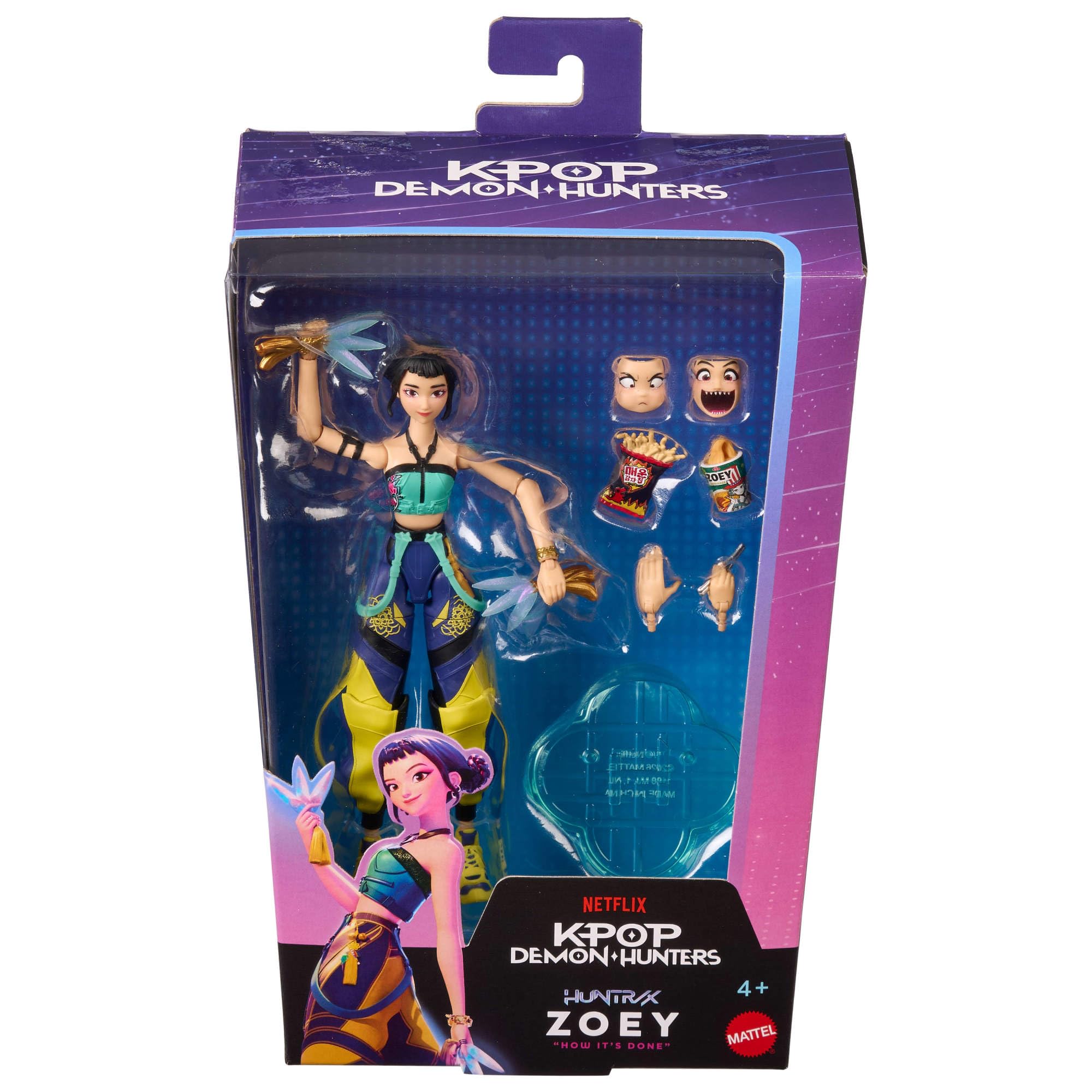 Mattel KPop Demon Hunters Zoey Action Figure - 5.6-Inch Scale, 20 Points of Articulation, Ages 4+ 6