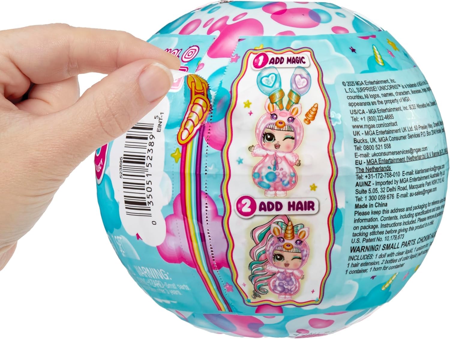 L.O.L. Surprise! Unicorn Tots Doll with Lava Lamp Experience | Multicolor | Ages 3+ 9