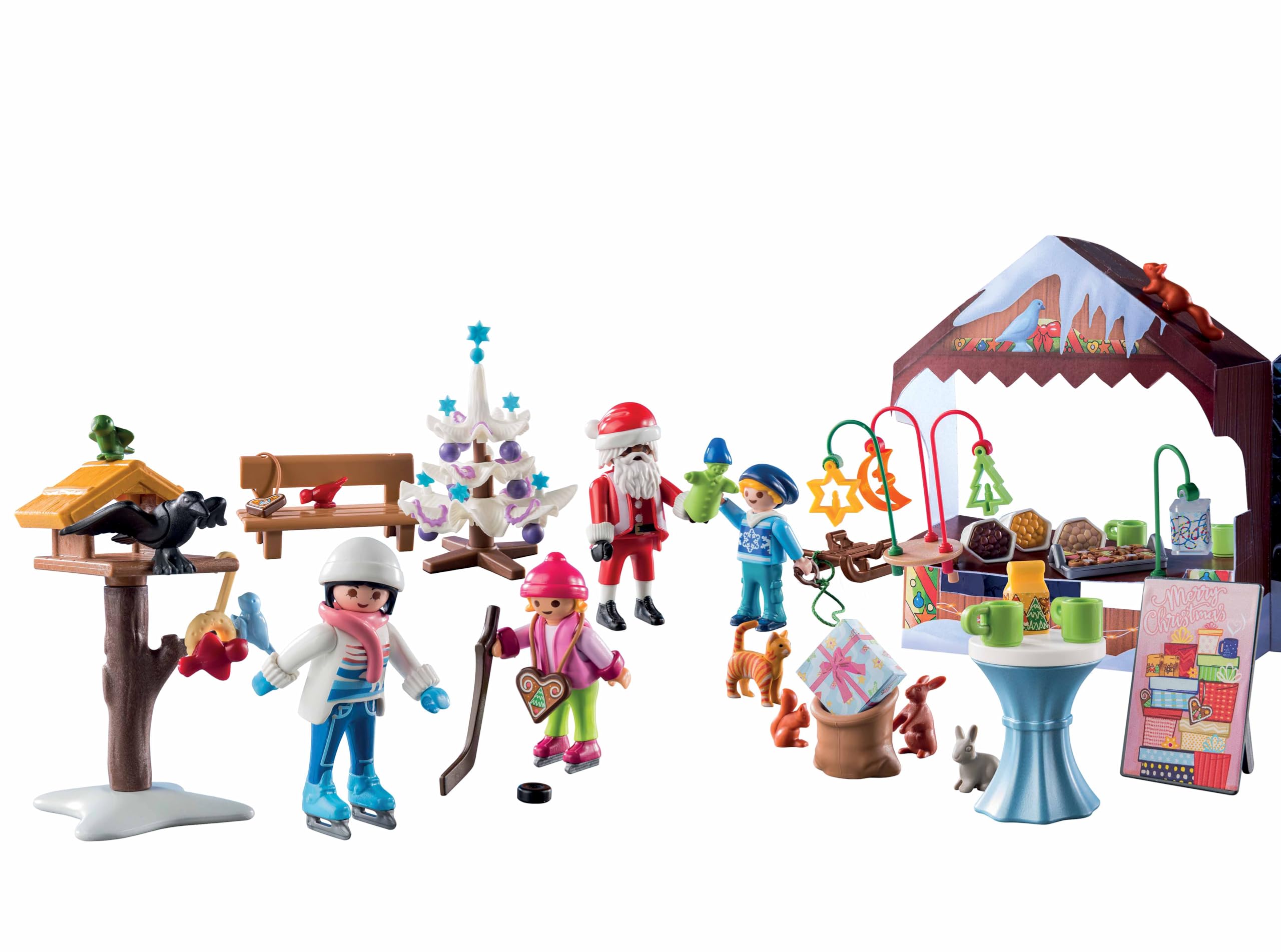Playmobil 71472 Advent Calendar: A Trip to the Christmas Market - Playset for Kids 4+ 2