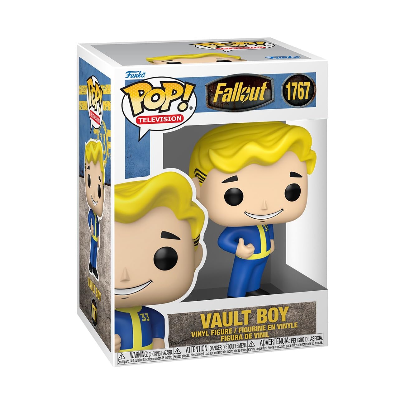 Funko Pop! TV: Fallout Vault Boy Chibi Figure | 3.75 in Vinyl | Multicolor 1
