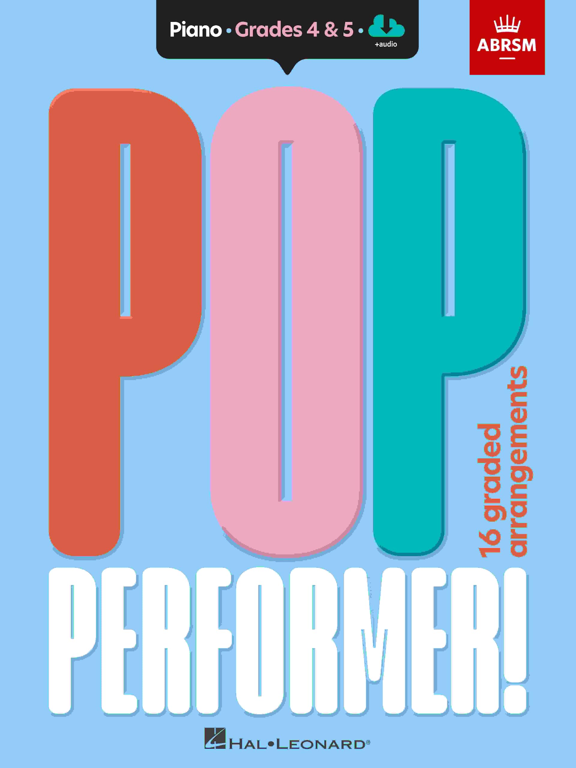 ABRSM Pop Performer! Piano - Grade 4-5 Sheet Music Book | English 1
