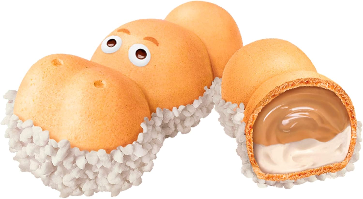 Kinder Happy Hippo Hazelnut Biscuit Wafer with Milk and Hazelnut Filling, 10 Packs of 5 Biscuits (50 Total) 7