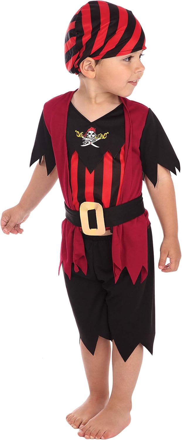Bristol Novelty Pirate Boy Mate Costume - X-Small Toddler