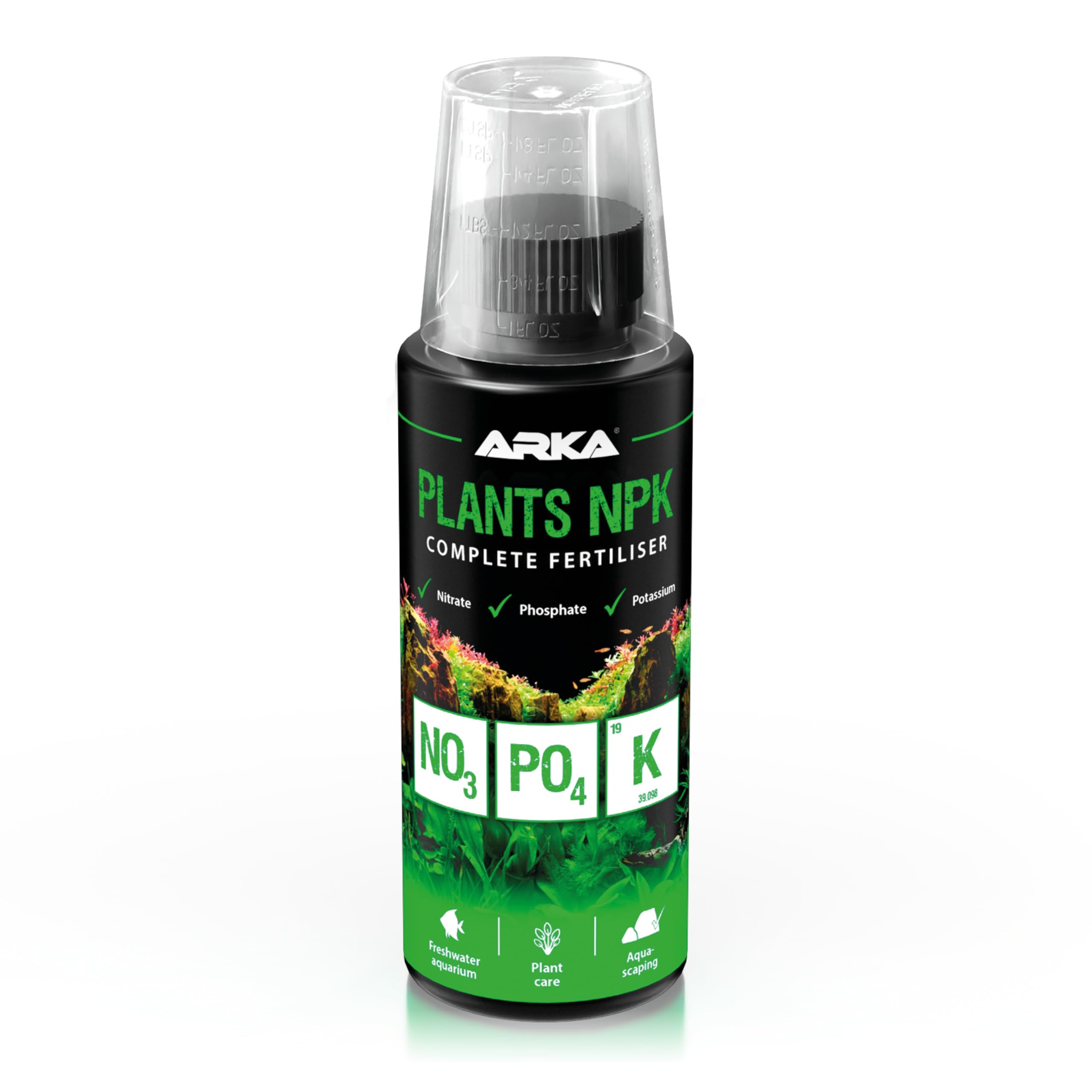 ARKA PLANTS NPK Aquarium Plant Fertiliser - Complete NPK Formula | 118 ml | Liquid