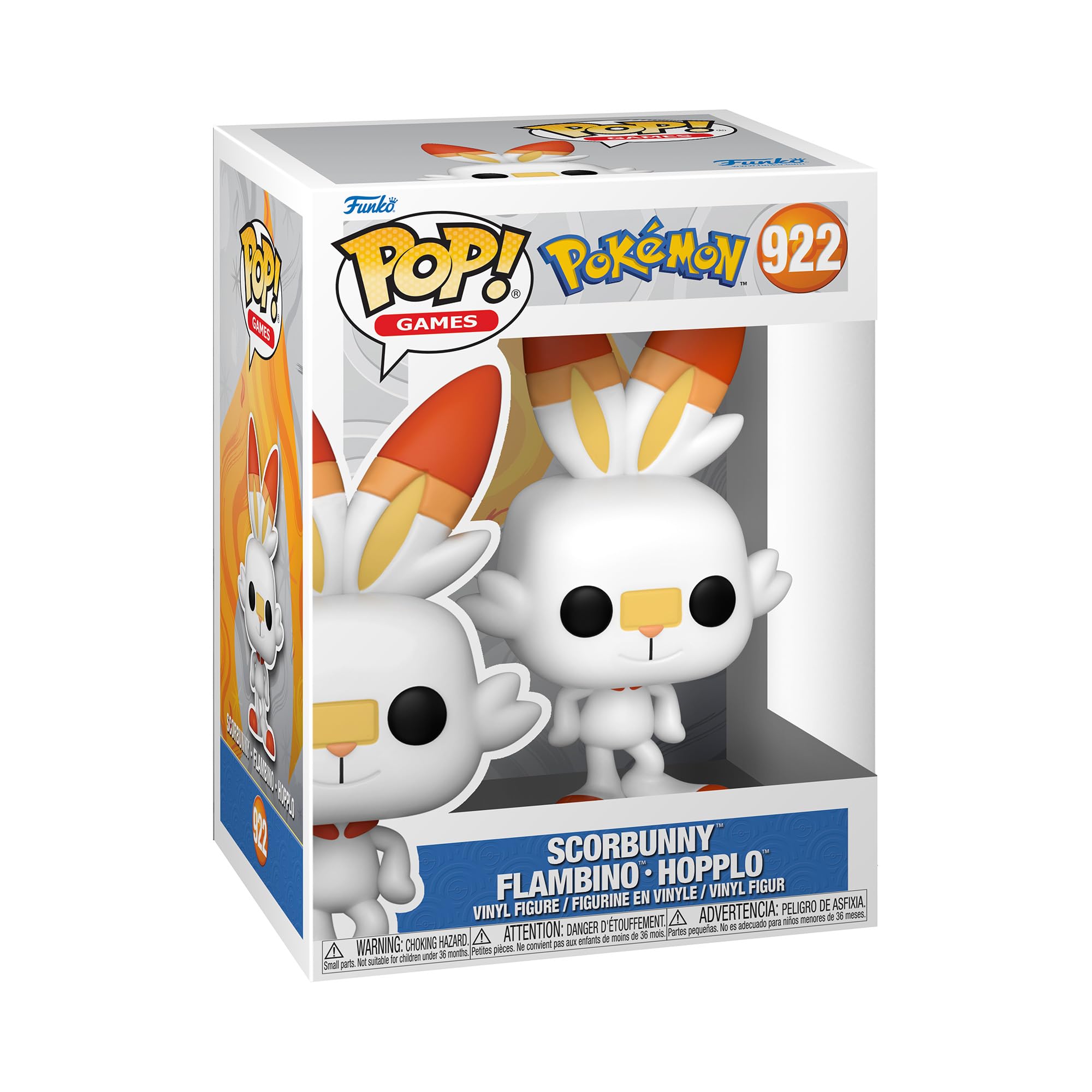 Funko POP! Games: Pokemon - Scorbunny Collectable Vinyl Figure | 3.75 Inches | Red