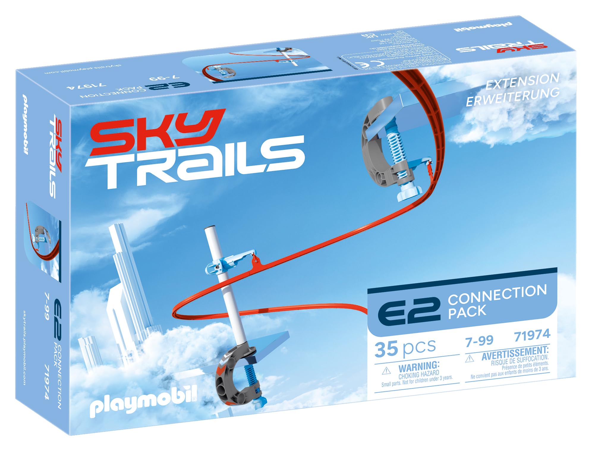 Sky Trails Connection Pack - Expansion Set for Building Exciting Racing Tracks