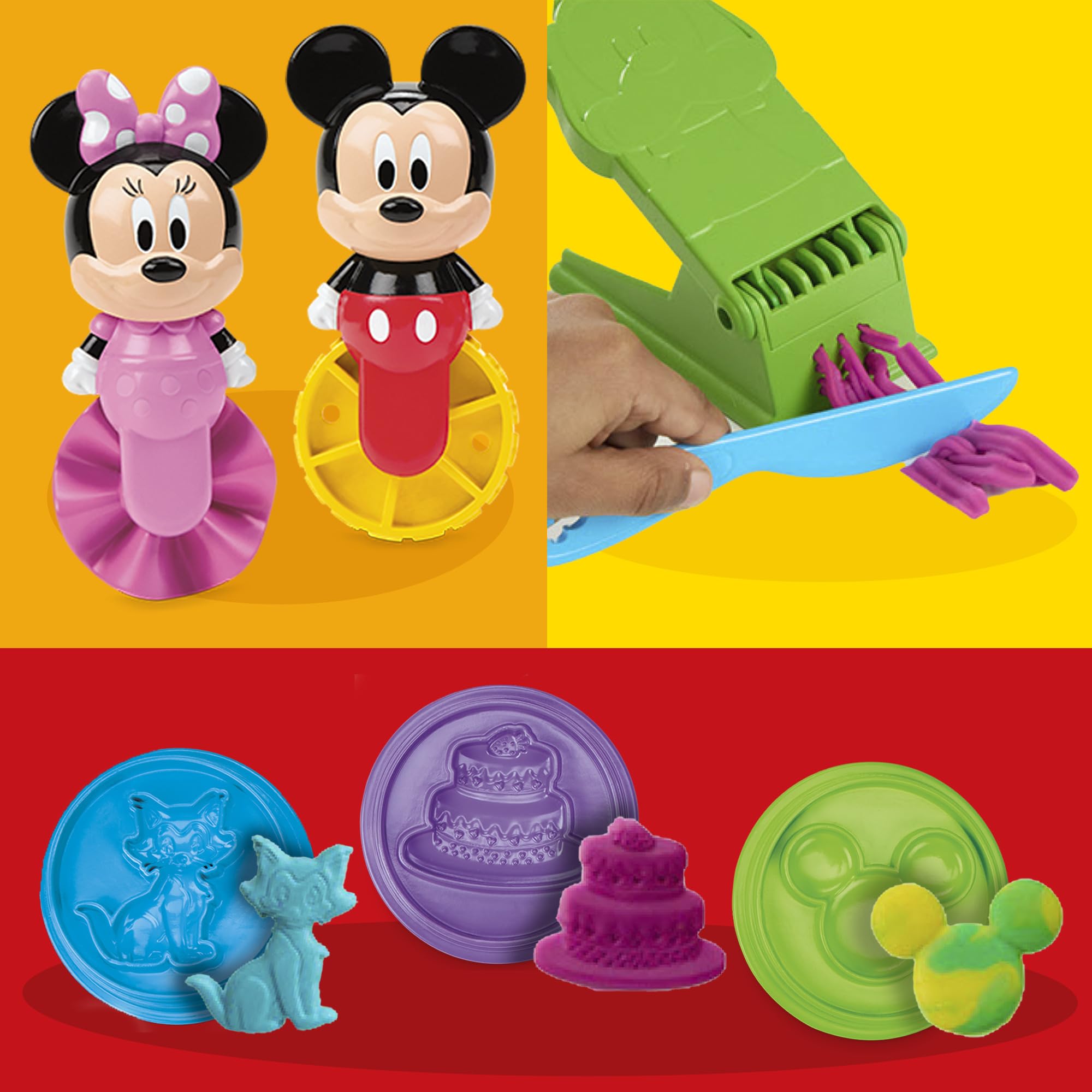 Play-Doh Disney Junior Shape a Story Playset | Ages 2+ | Includes 4 Cans Compound 4