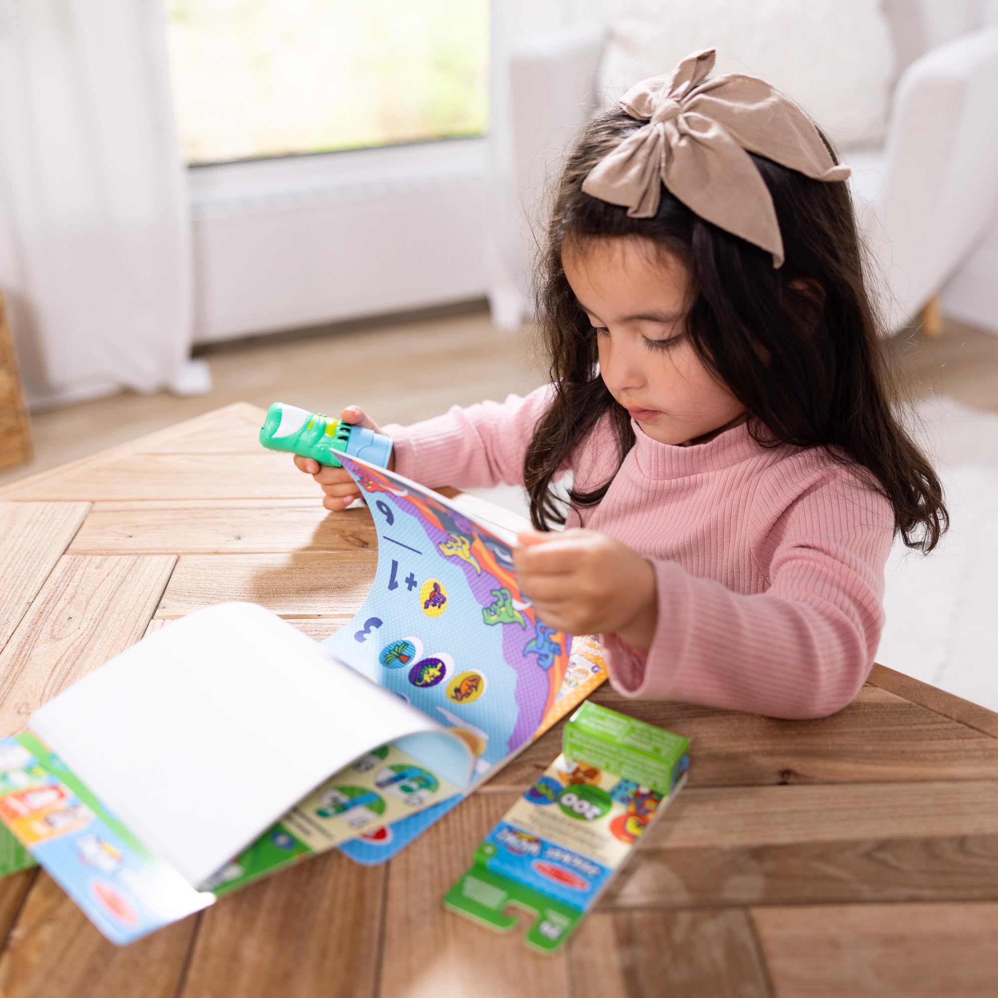 Melissa & Doug Sticker Wow Stamper & Activity Pad - Dinosaur Theme | Ages 3+ 7