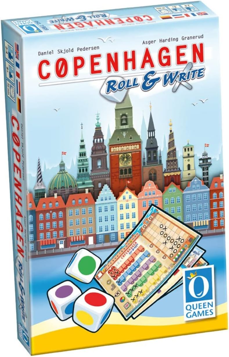 Copenhagen 10463 Roll & Write - Strategic Building Game for Ages 8+