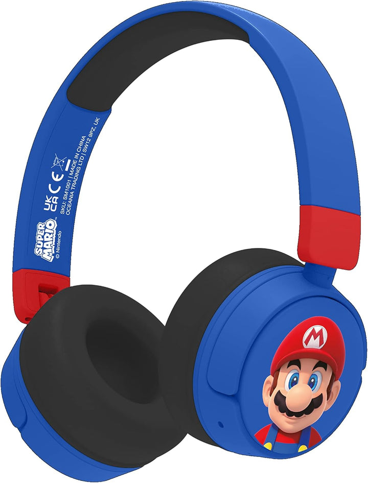 OTL Technologies Super Mario Wireless Kids Headphones - Blue (SM1001)