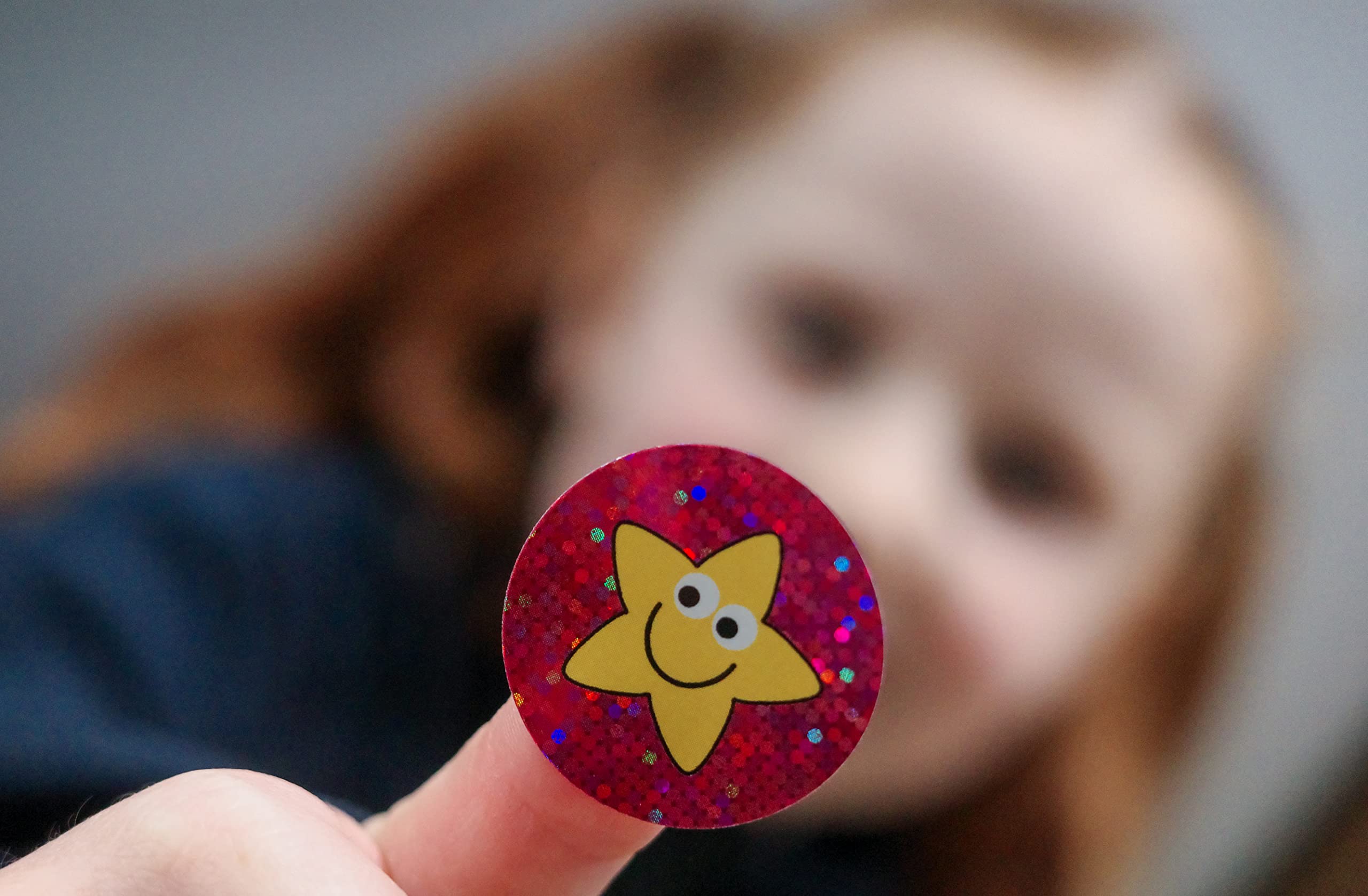 SuperStickers Sparkly Mixed Praise Stickers - 108 Pack, 28mm | Stars, Aliens, Fairies Theme 5