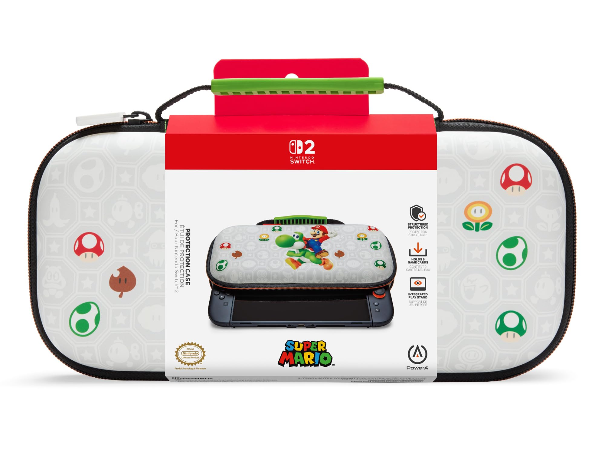 PowerA Protection Case for Nintendo Switch 2 - Mario & Yoshi, Officially Li 4