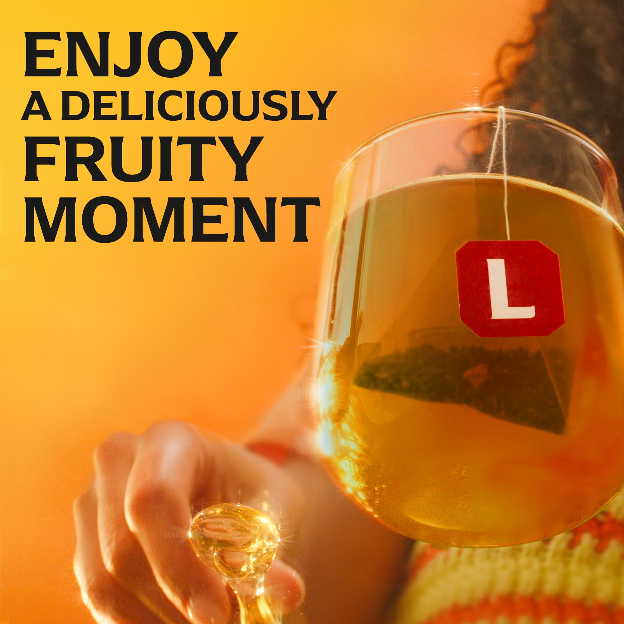 Lipton - Peach Paradise Fruit Infusion Herbal Tea Bags 12