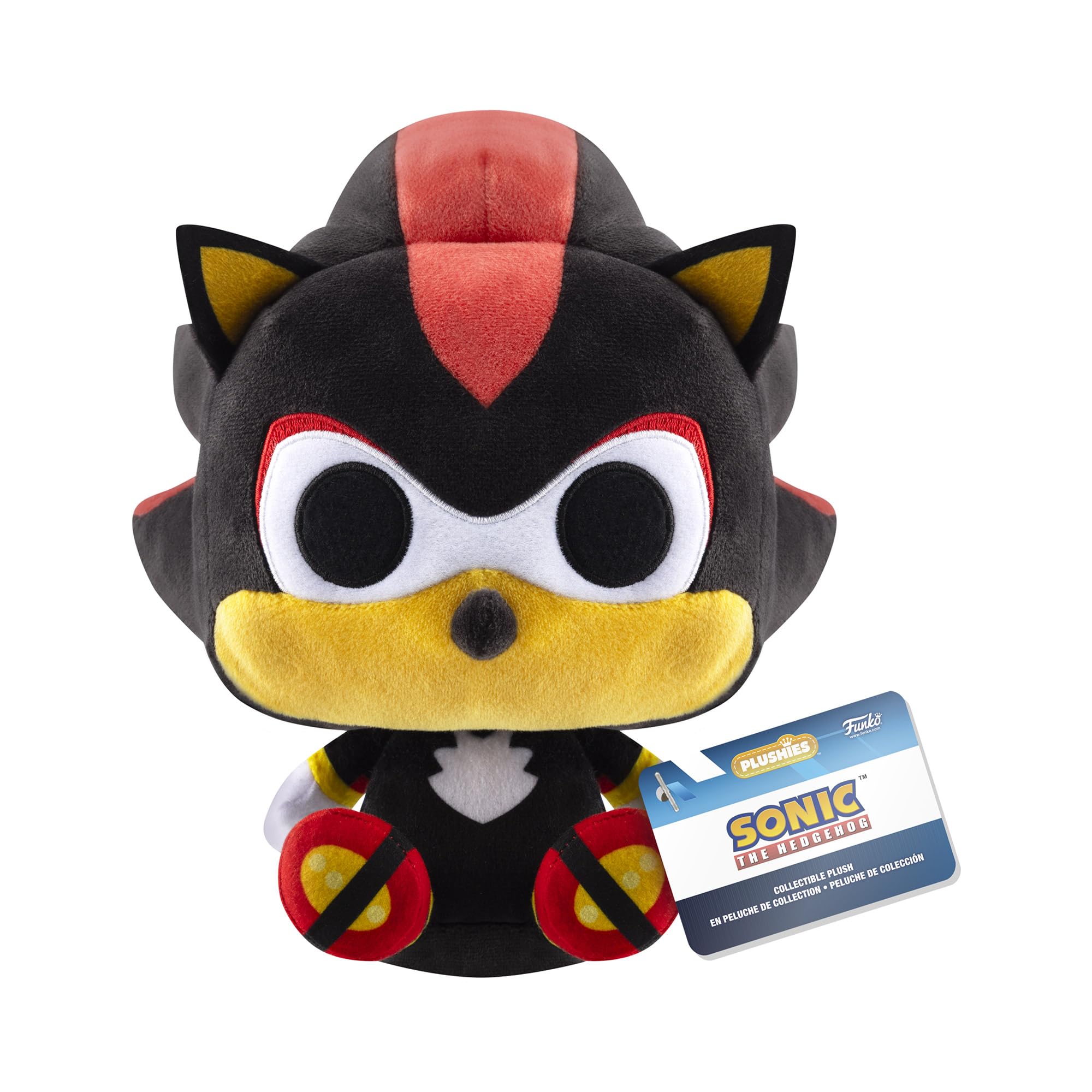 Funko Pop! Plush: Shadow - Sonic the Hedgehog Collectible Stuffed Animal - 7 Inch 3